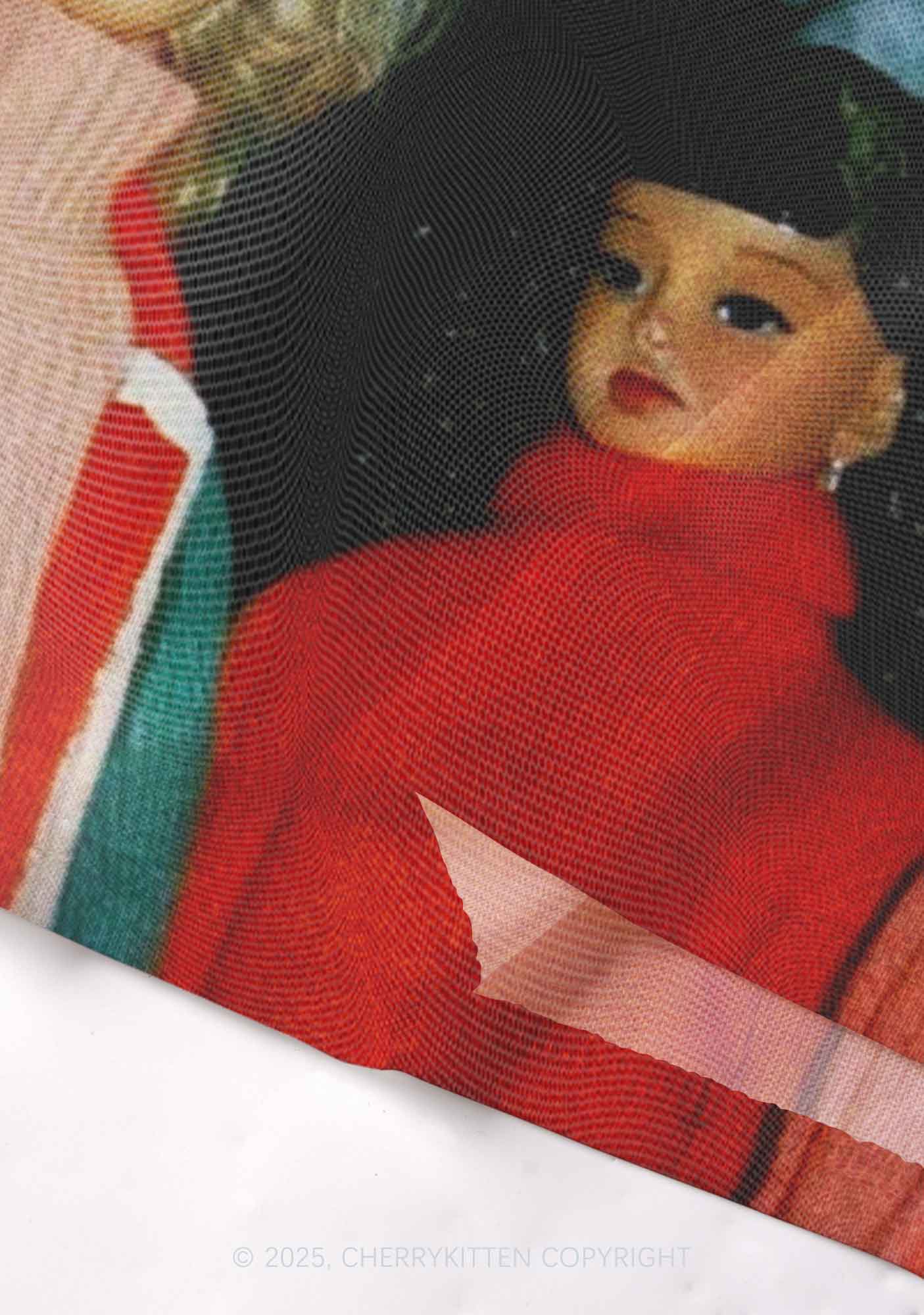 Girl Doll Y2K Mesh Cami Tank Cherrykitten
