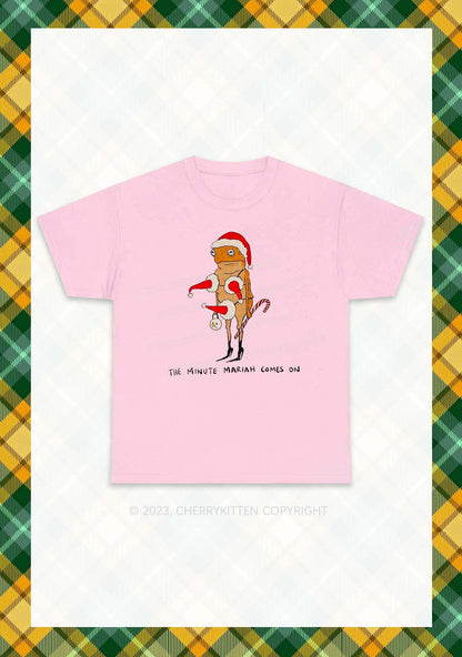 The Minute Mariah Comes On Christmas Y2K Chunky Shirt Cherrykitten