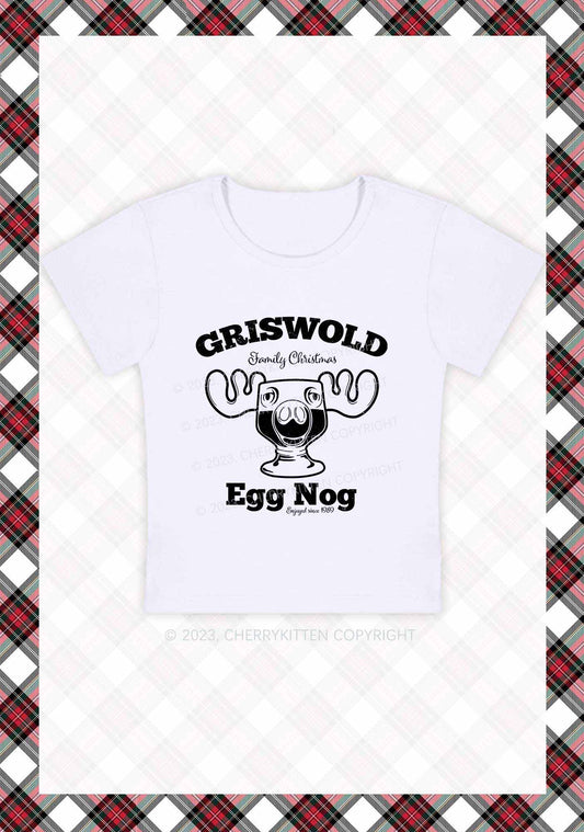 Griswold Egg Nog Christmas Baby Tee Cherrykitten