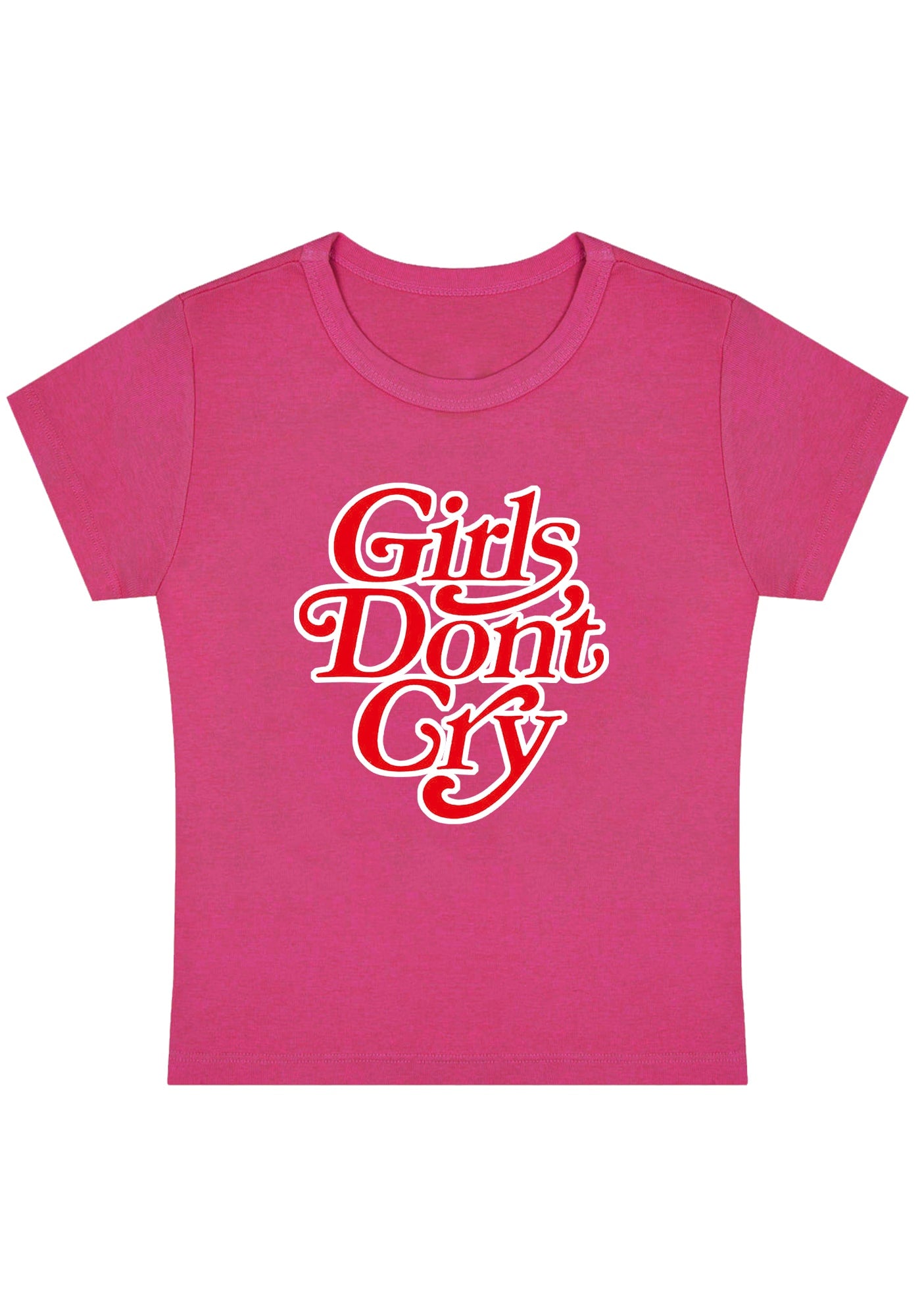 Girls Don't Cry Y2K Baby Tee