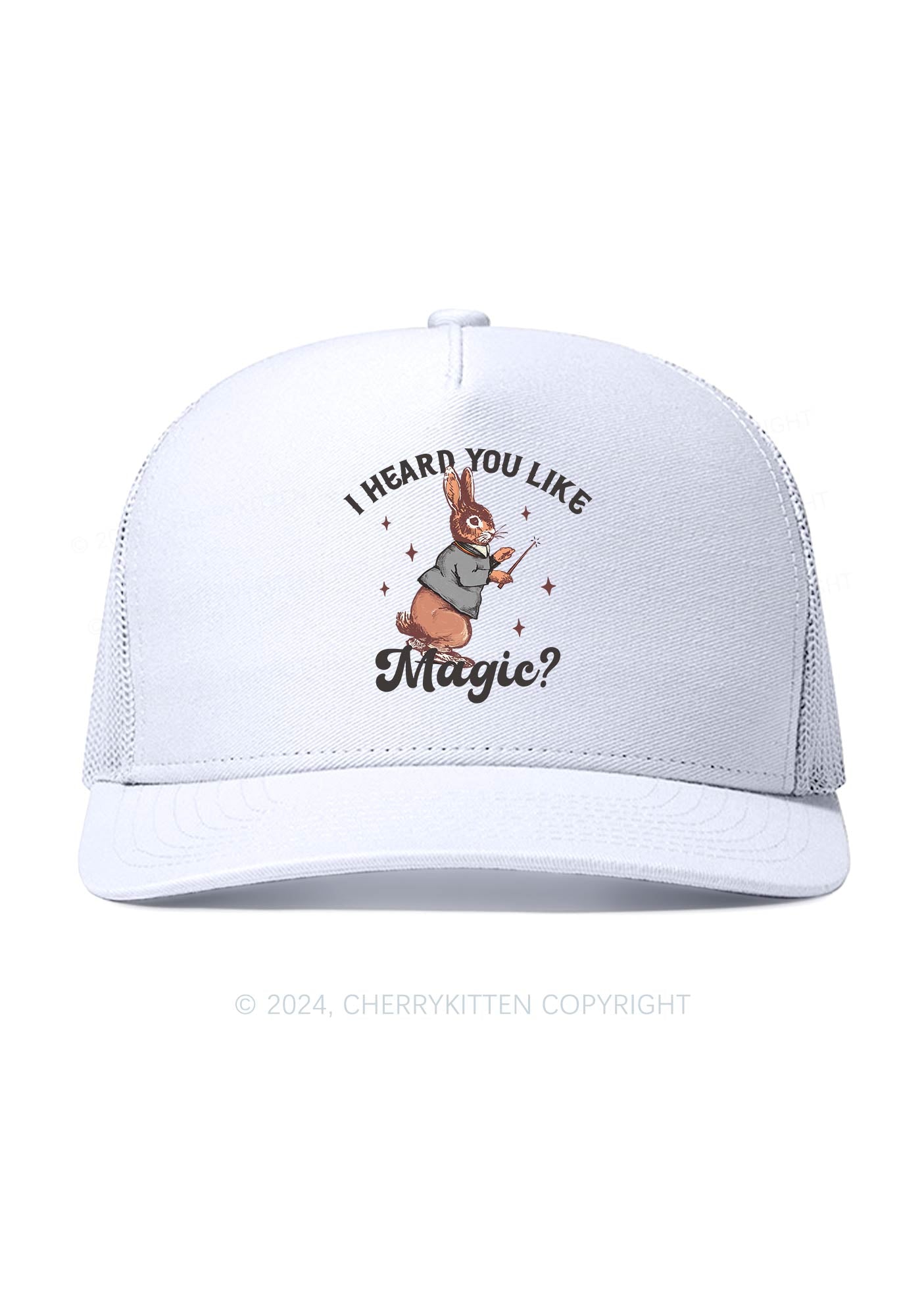 I Heard You Like Magic Y2K Trucker Mesh Hat Cherrykitten