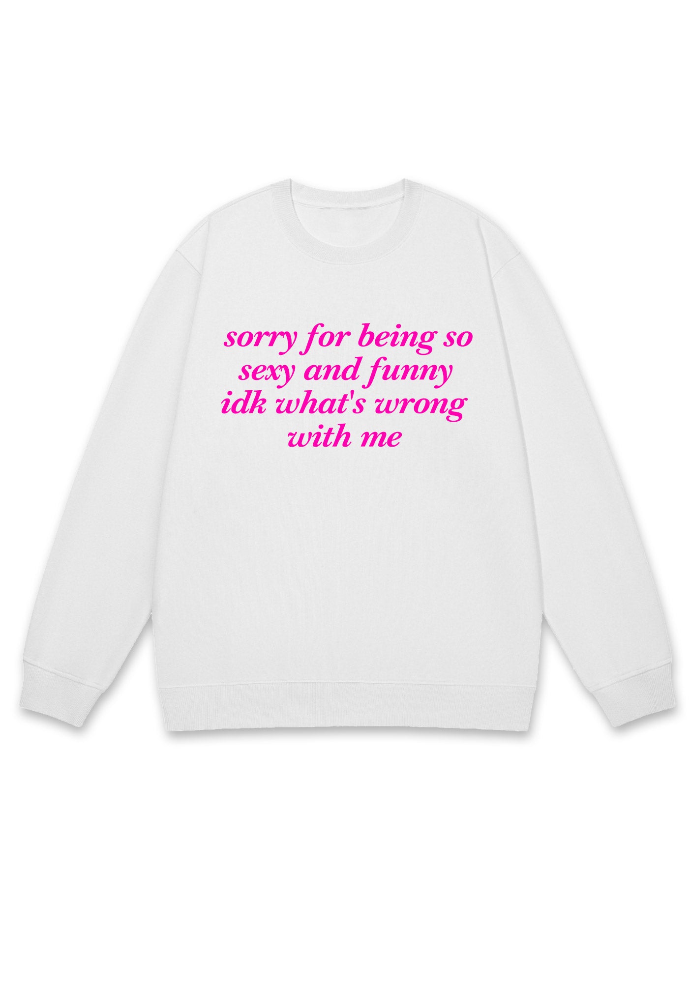 Sorry For Being So Funny Y2K Sweatshirt