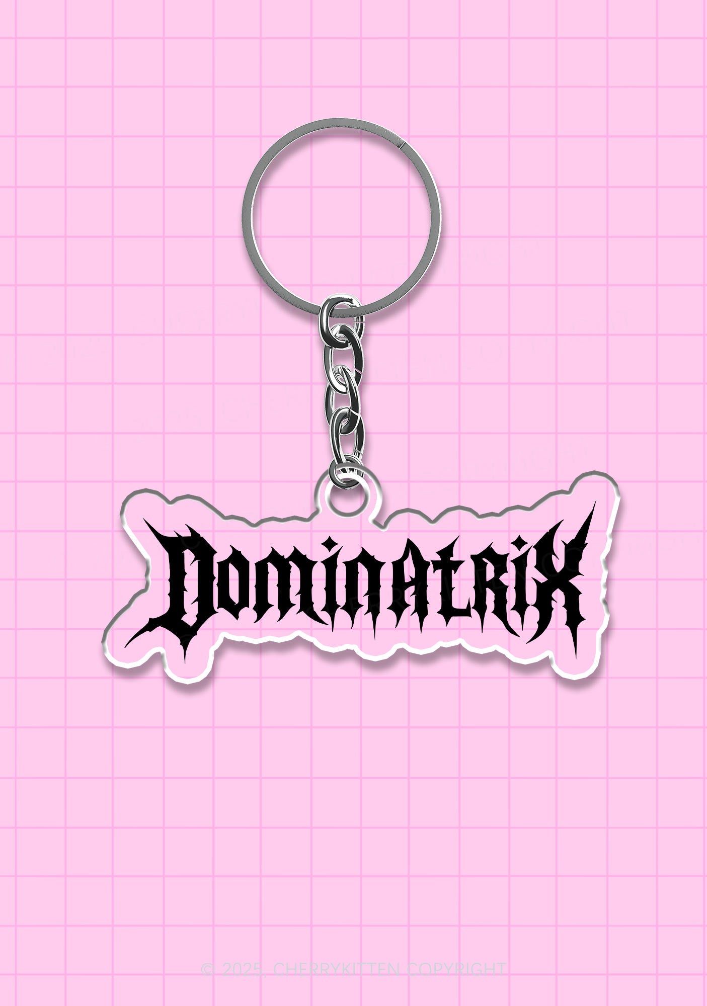 Dominatrix 1Pc Y2K Keychain Cherrykitten