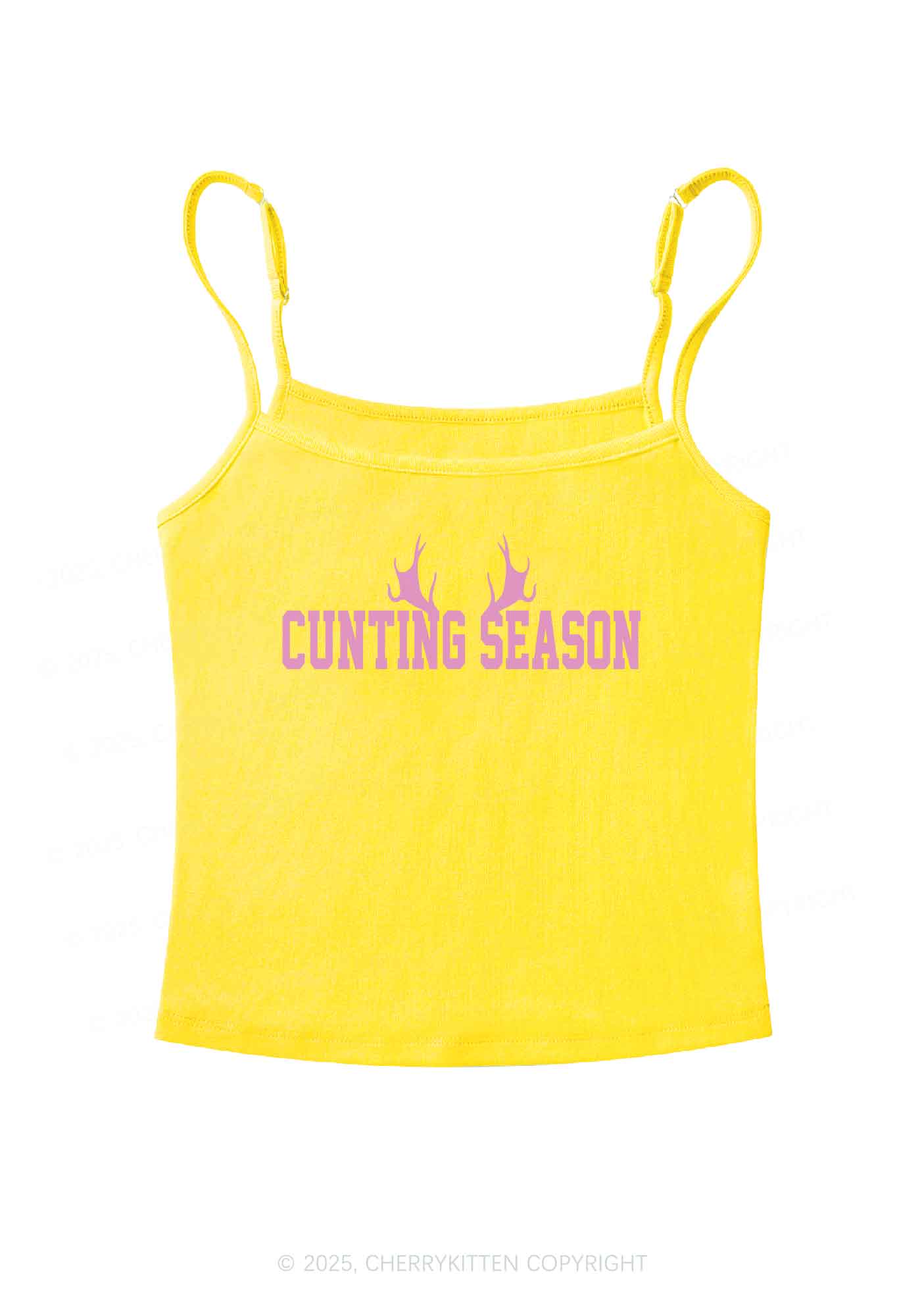 Cunting Season Y2K Spaghetti Strap Cami Cherrykitten