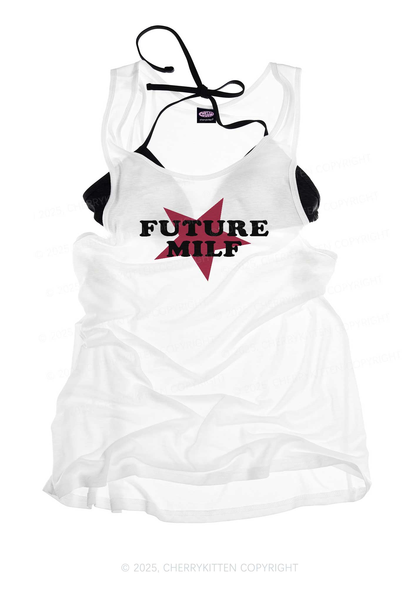 Future Mxxf Y2K Sheer Boyfriend Tank Cherrykitten