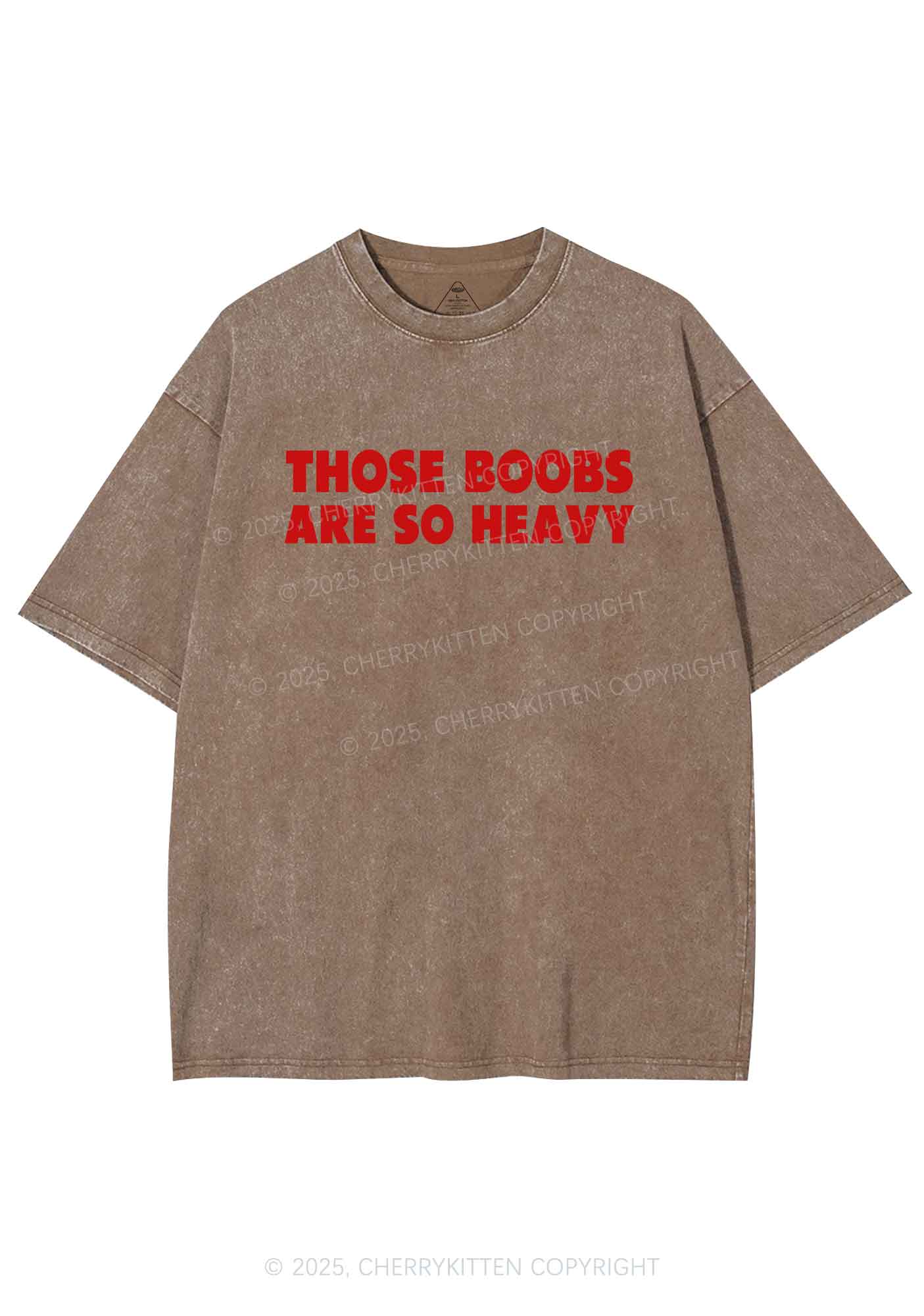 Bxxbs Are So Heavy Y2K Shirts Washed Tee Cherrykitten
