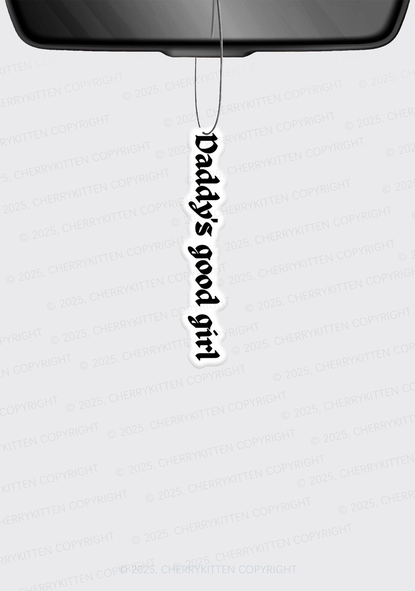 Daddys Good Girl 1Pc Y2K Car Air Freshener Cherrykitten