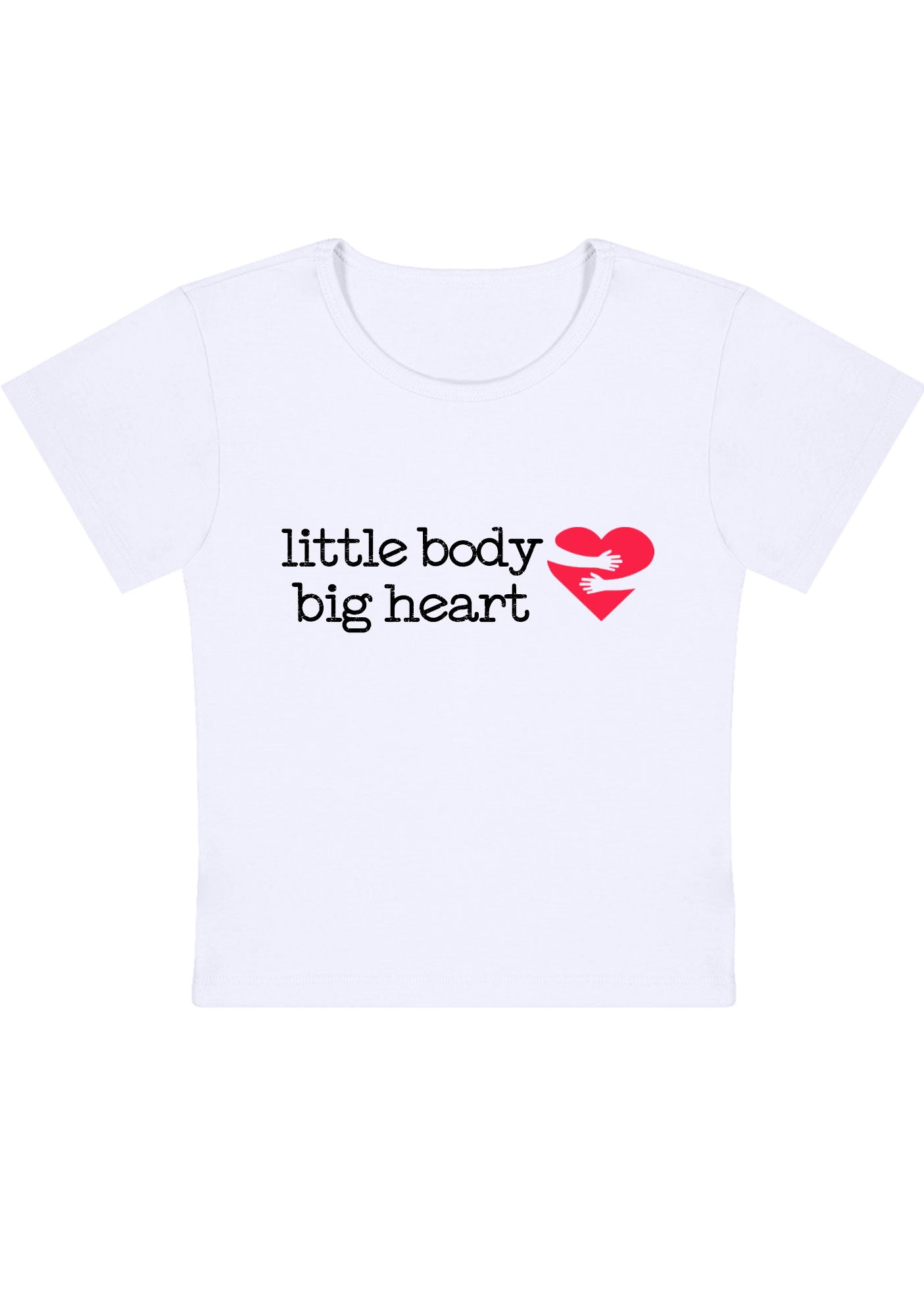 Curvy Little Body Big Heart Baby Tee