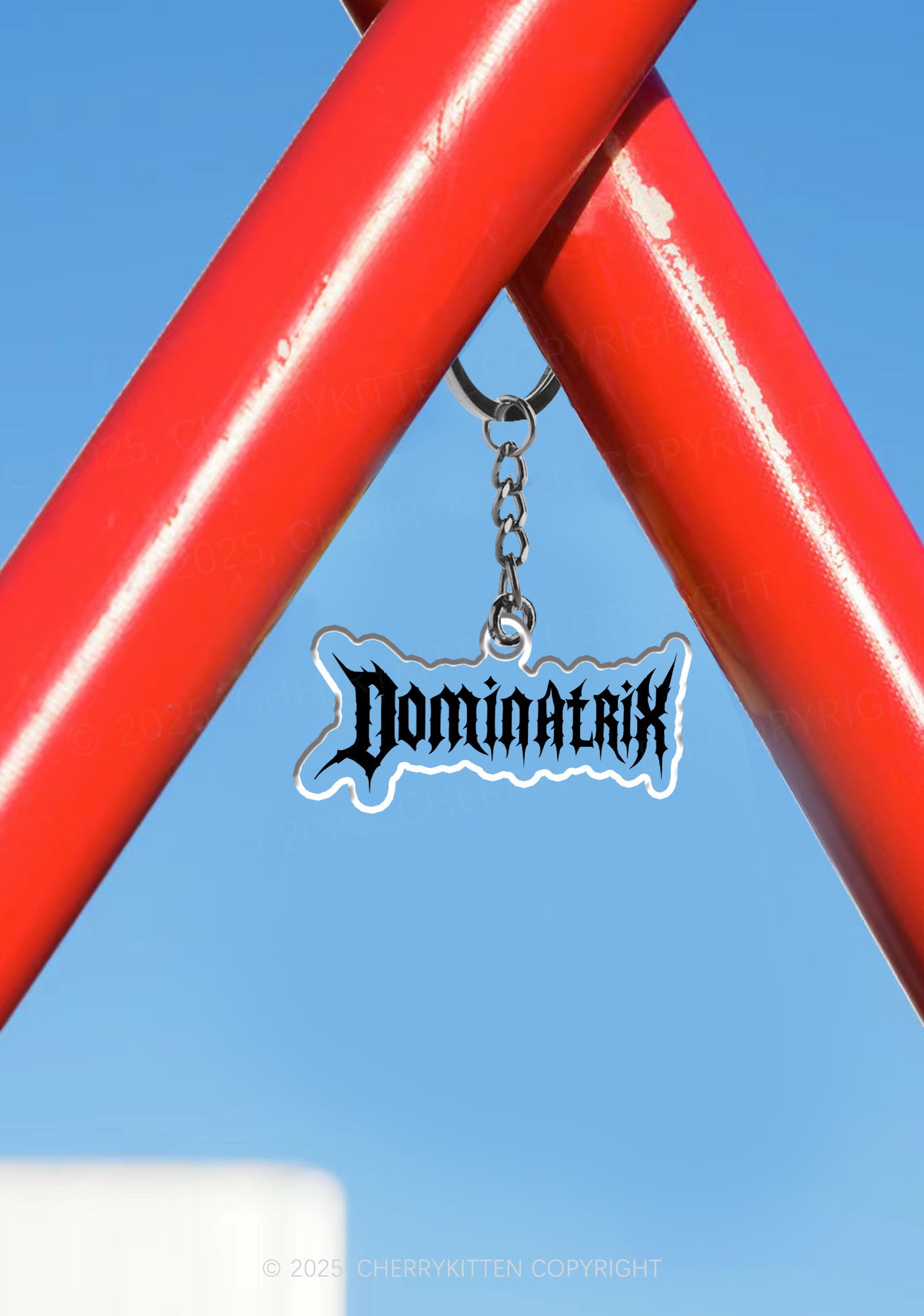 Dominatrix 1Pc Y2K Keychain Cherrykitten