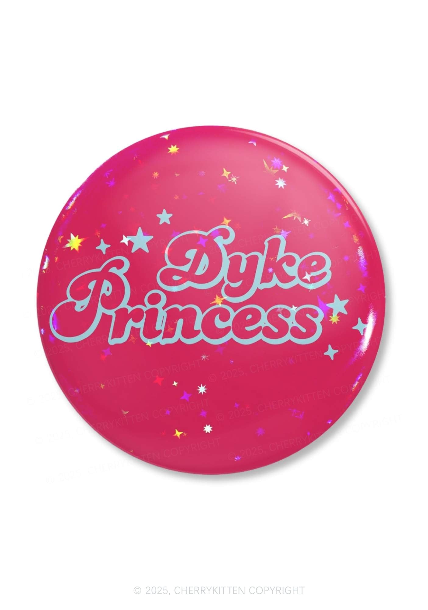 Dyke Princess Pride 1Pc Y2K Pin Badge Cherrykitten