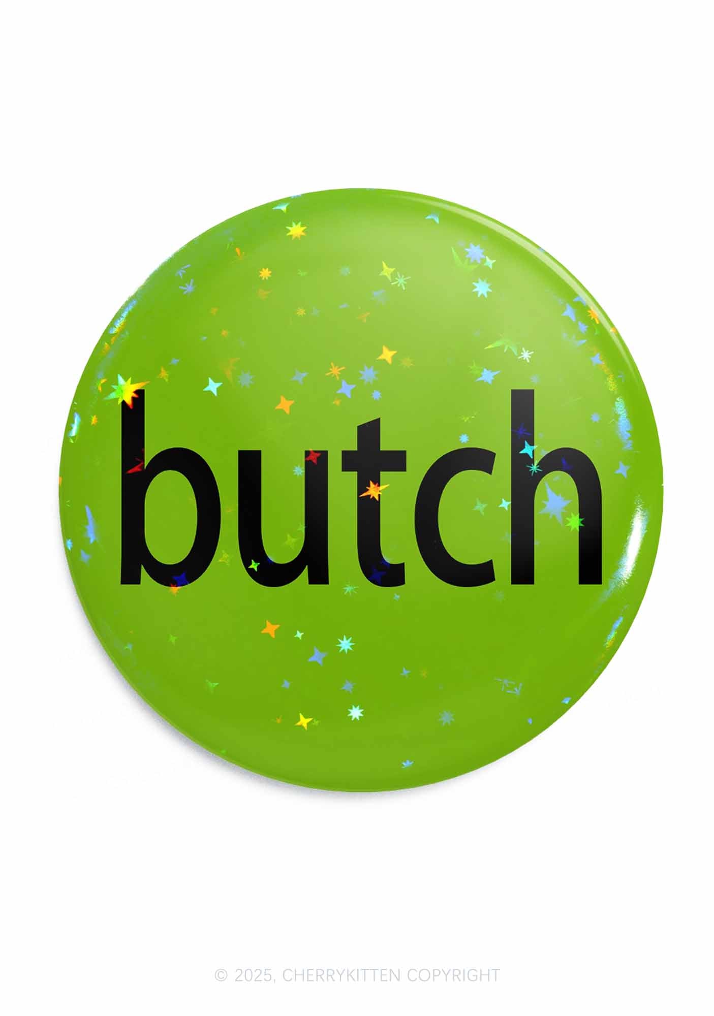 Green Butch Pride 1Pc Y2K Pin Badge Cherrykitten