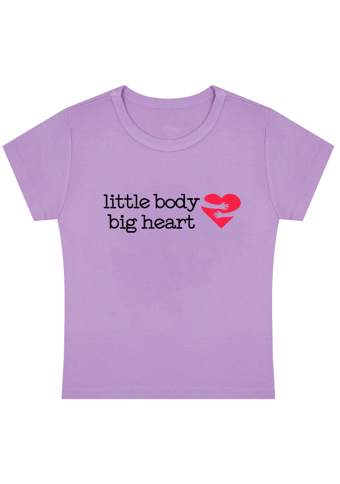 Curvy Little Body Big Heart Baby Tee