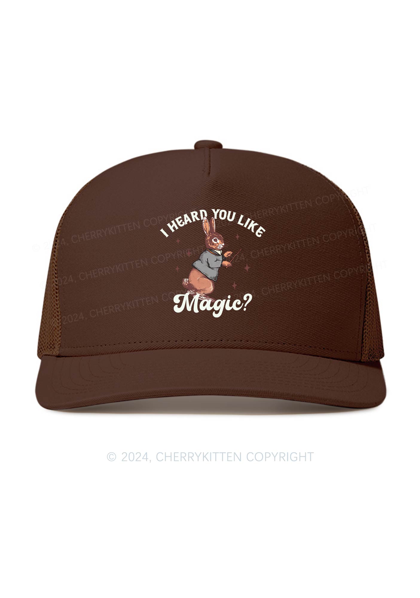 I Heard You Like Magic Y2K Trucker Mesh Hat Cherrykitten