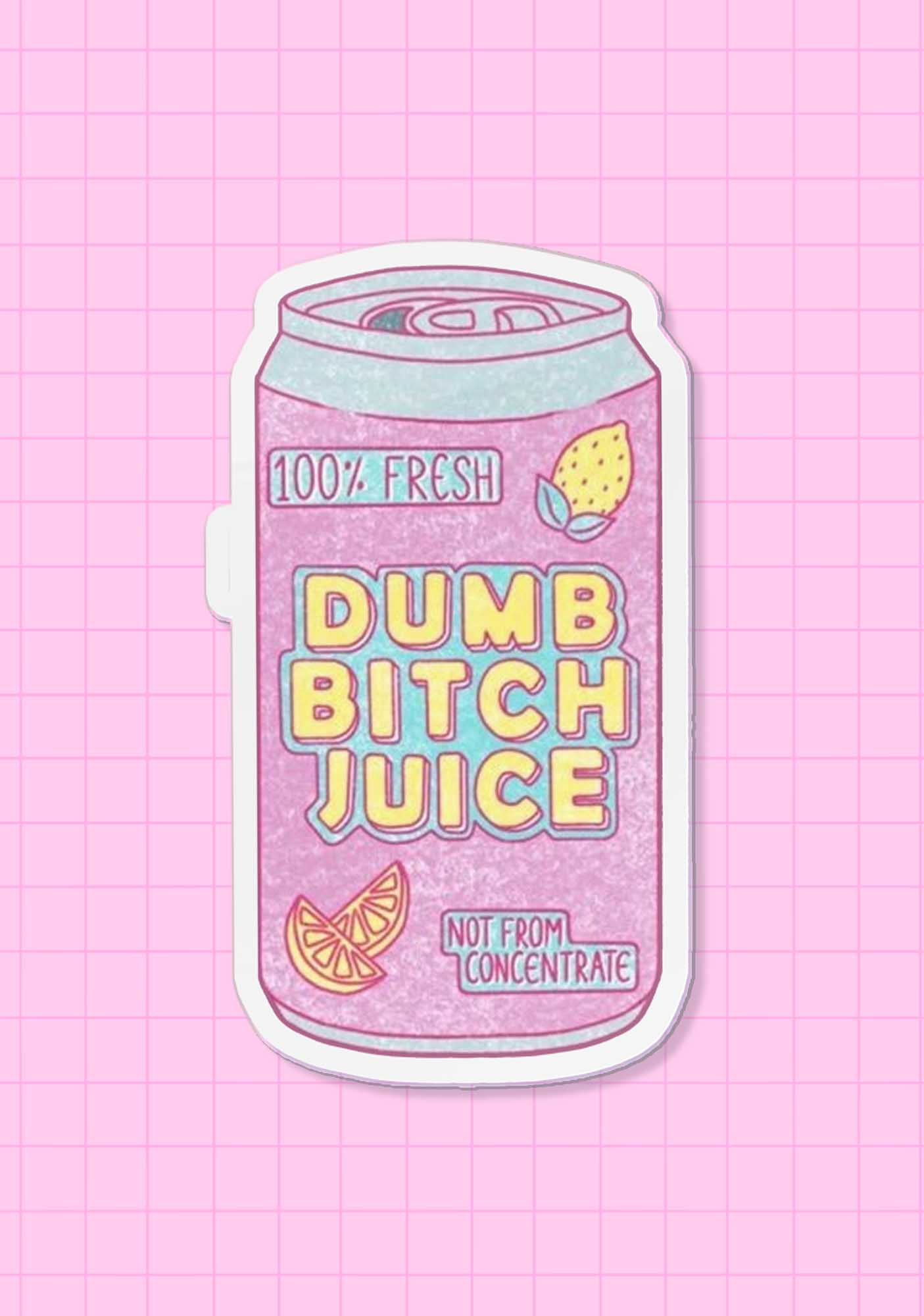 Dumb Bxxch Juice 1Pc Y2K Pin Cherrykitten