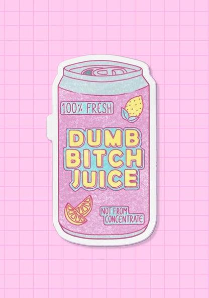 Dumb Bxxch Juice 1Pc Y2K Pin Cherrykitten