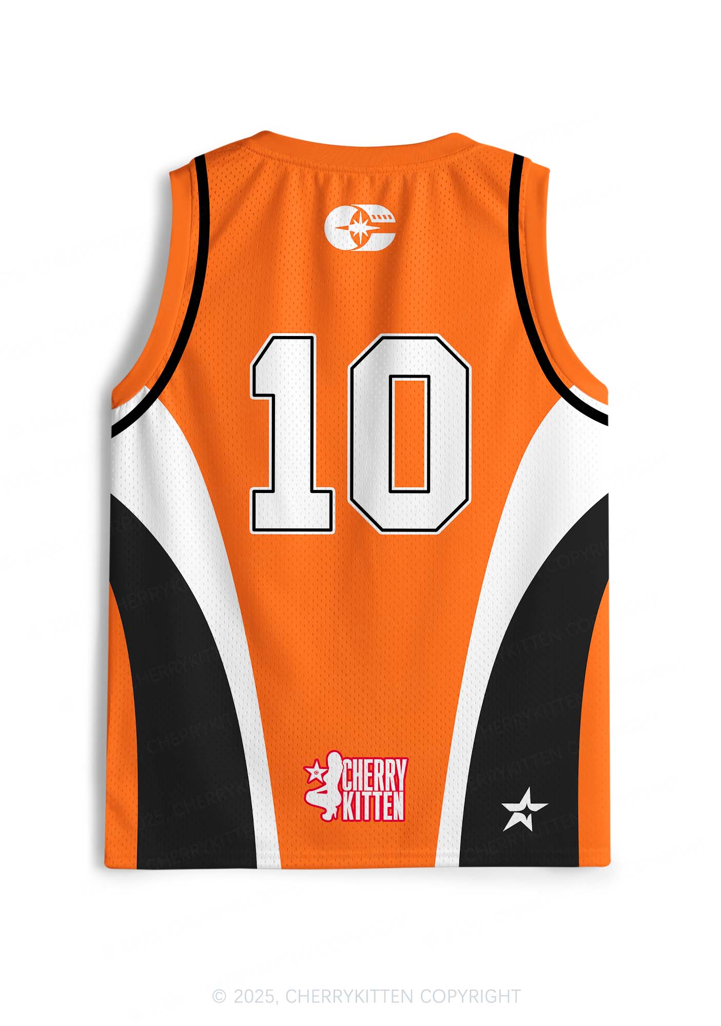 Custom Orange Choke Me Y2K Sport Jersey Tank Cherrykitten
