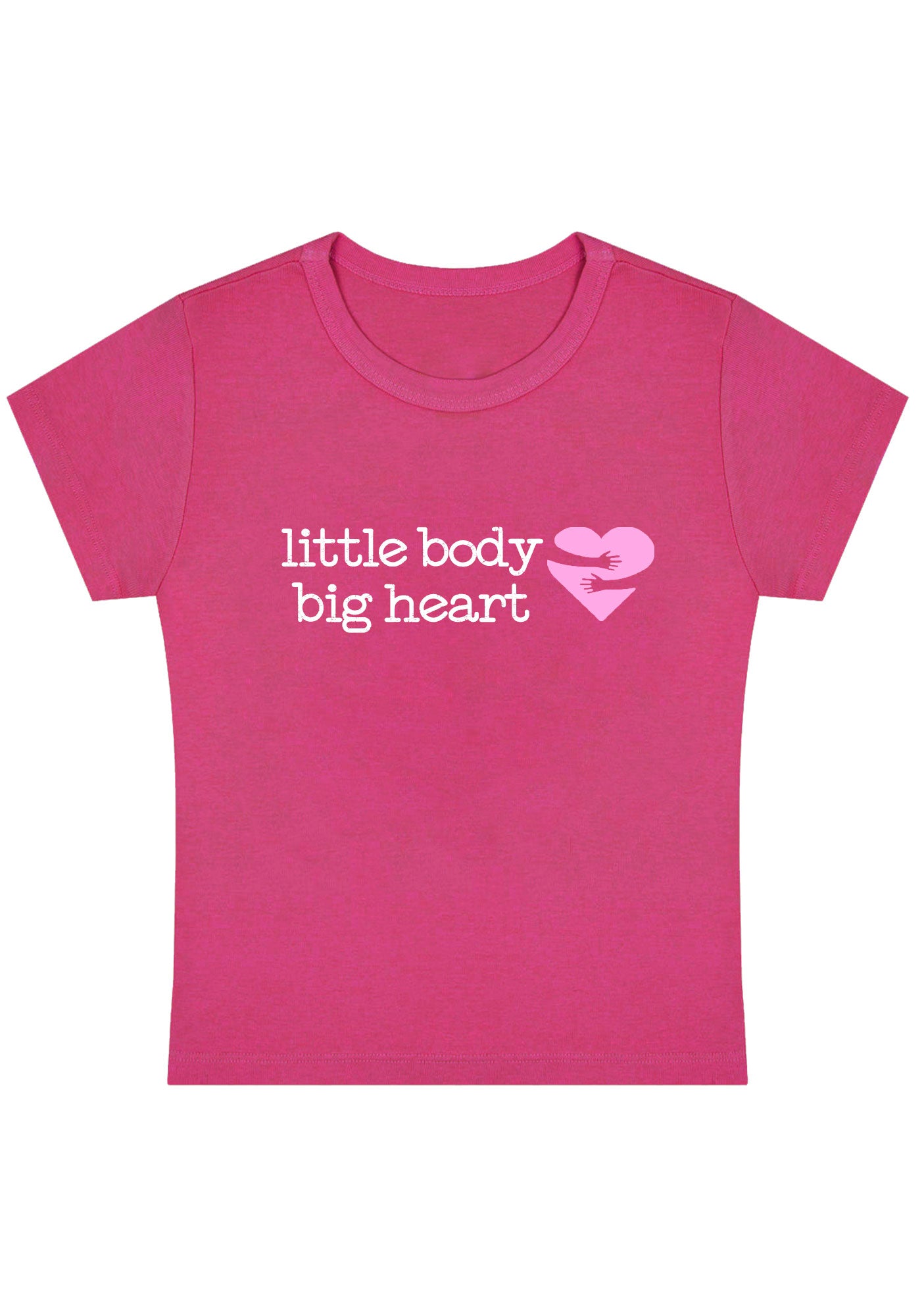 Curvy Little Body Big Heart Baby Tee