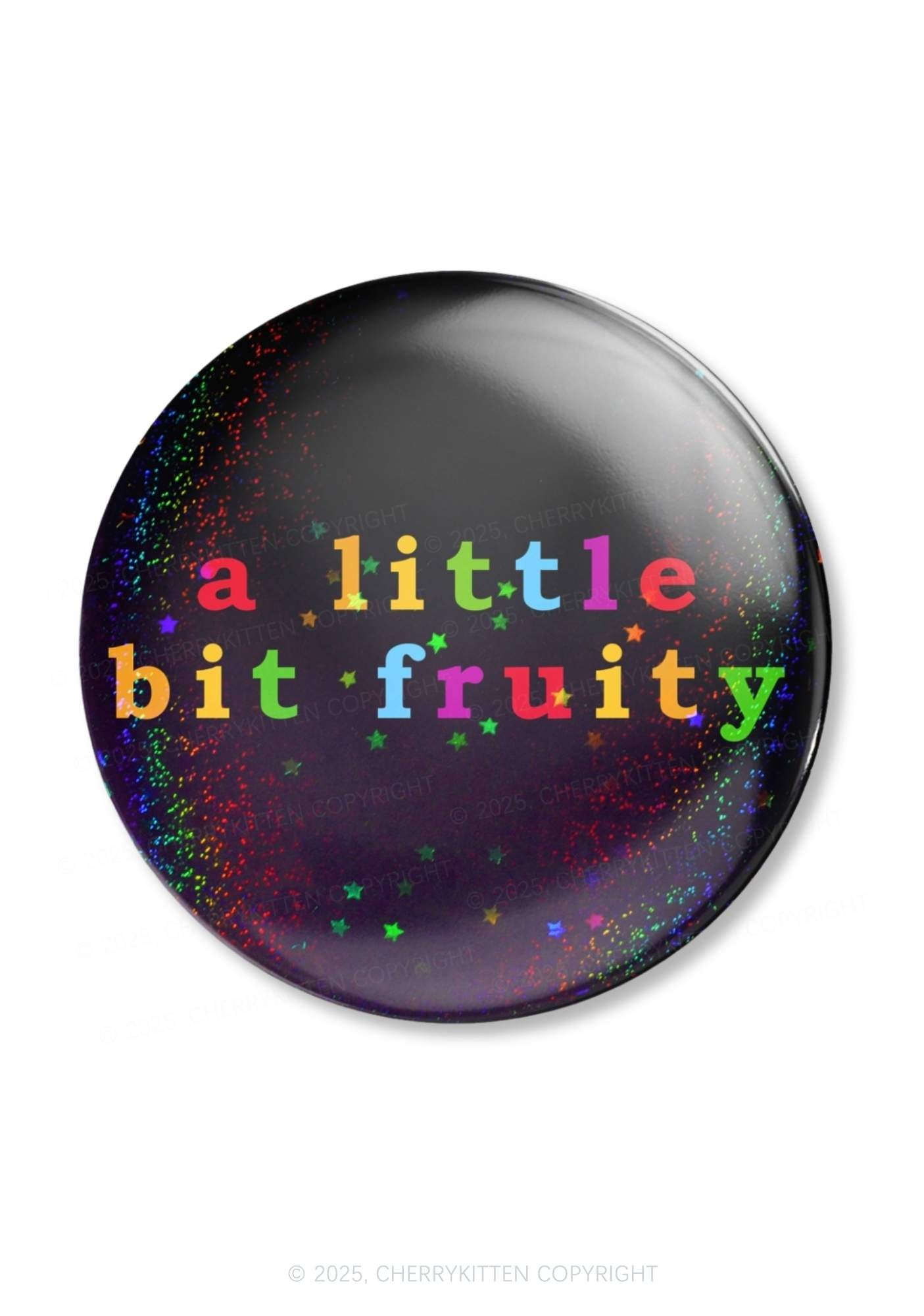 A Little Bit Fruity Pride 1Pc Y2K Pin Badge Cherrykitten
