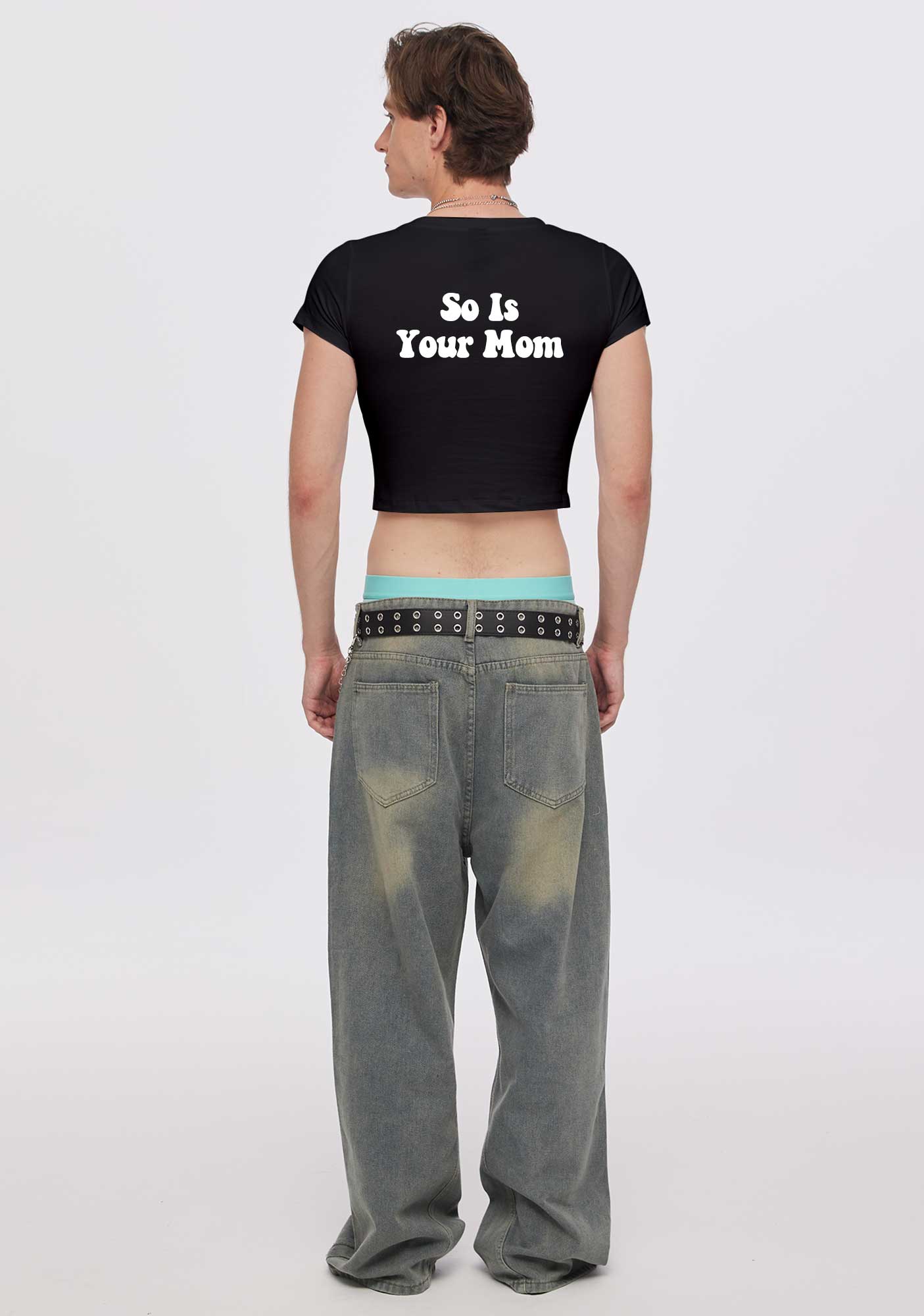 So Is Your Mom Two Sides Y2K Baby Tee Cherrykitten