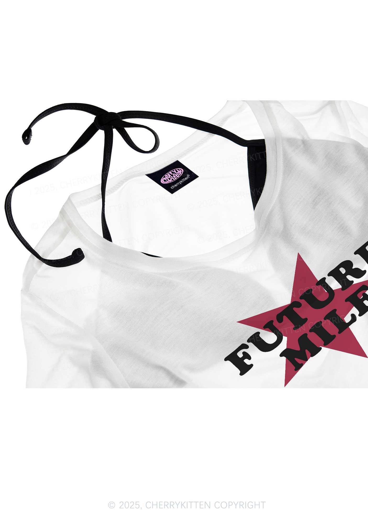 Future Mxxf Y2K Sheer Crop Tee Cherrykitten