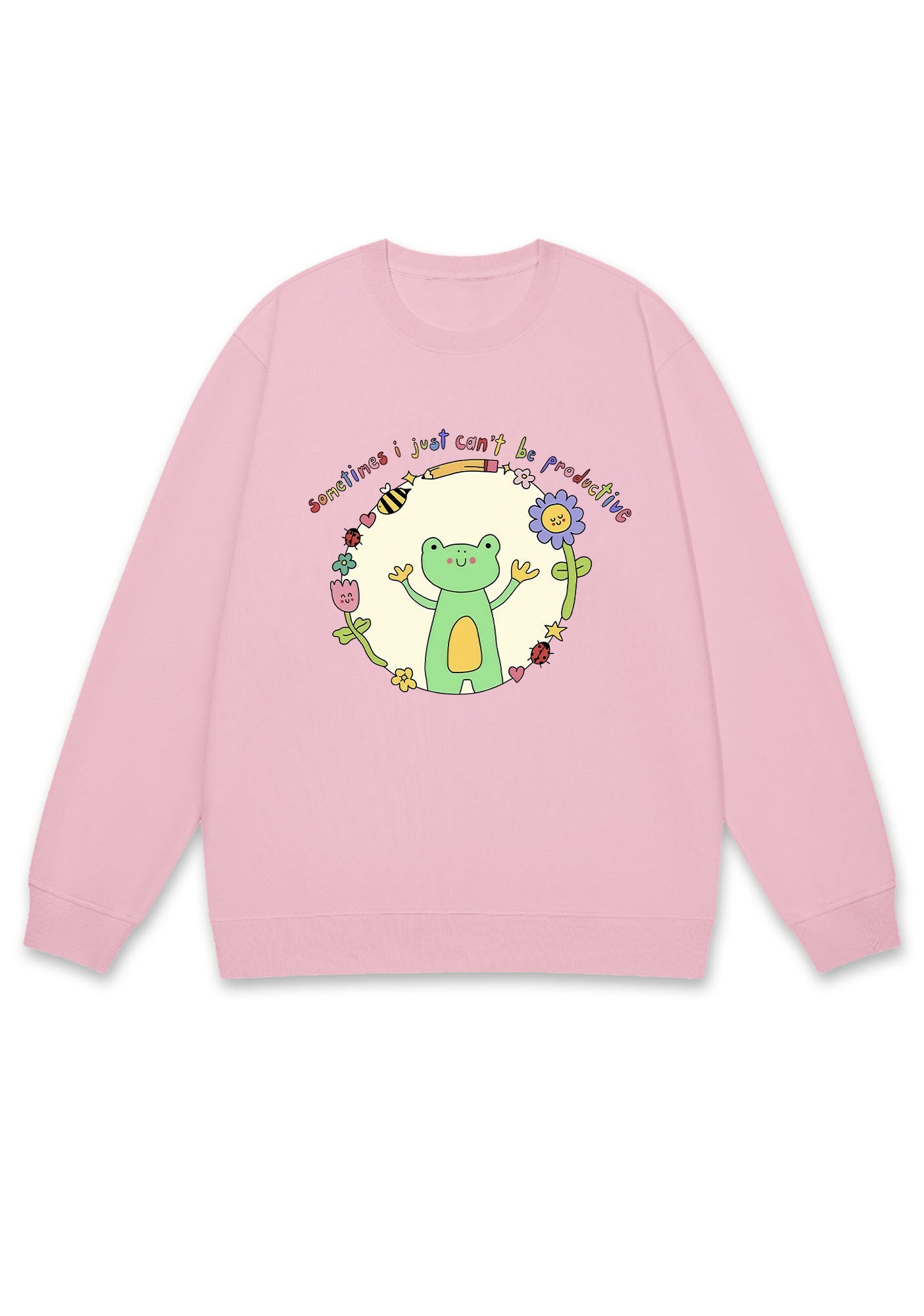 I Just Can't Be Productive Y2K Sweatshirt