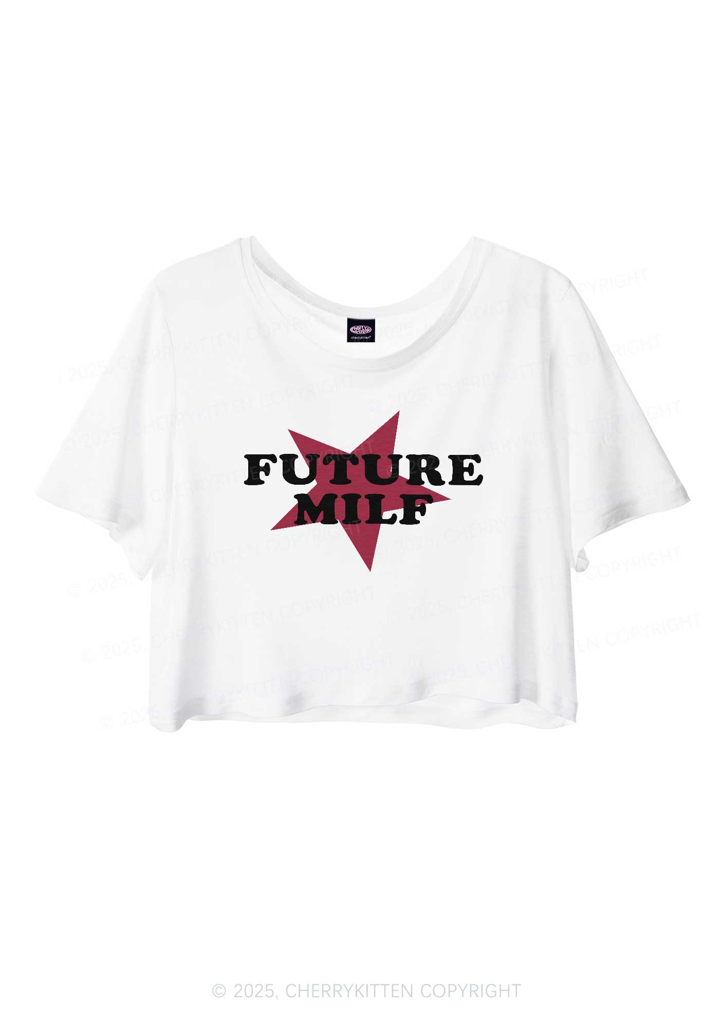Future Mxxf Y2K Sheer Crop Tee Cherrykitten