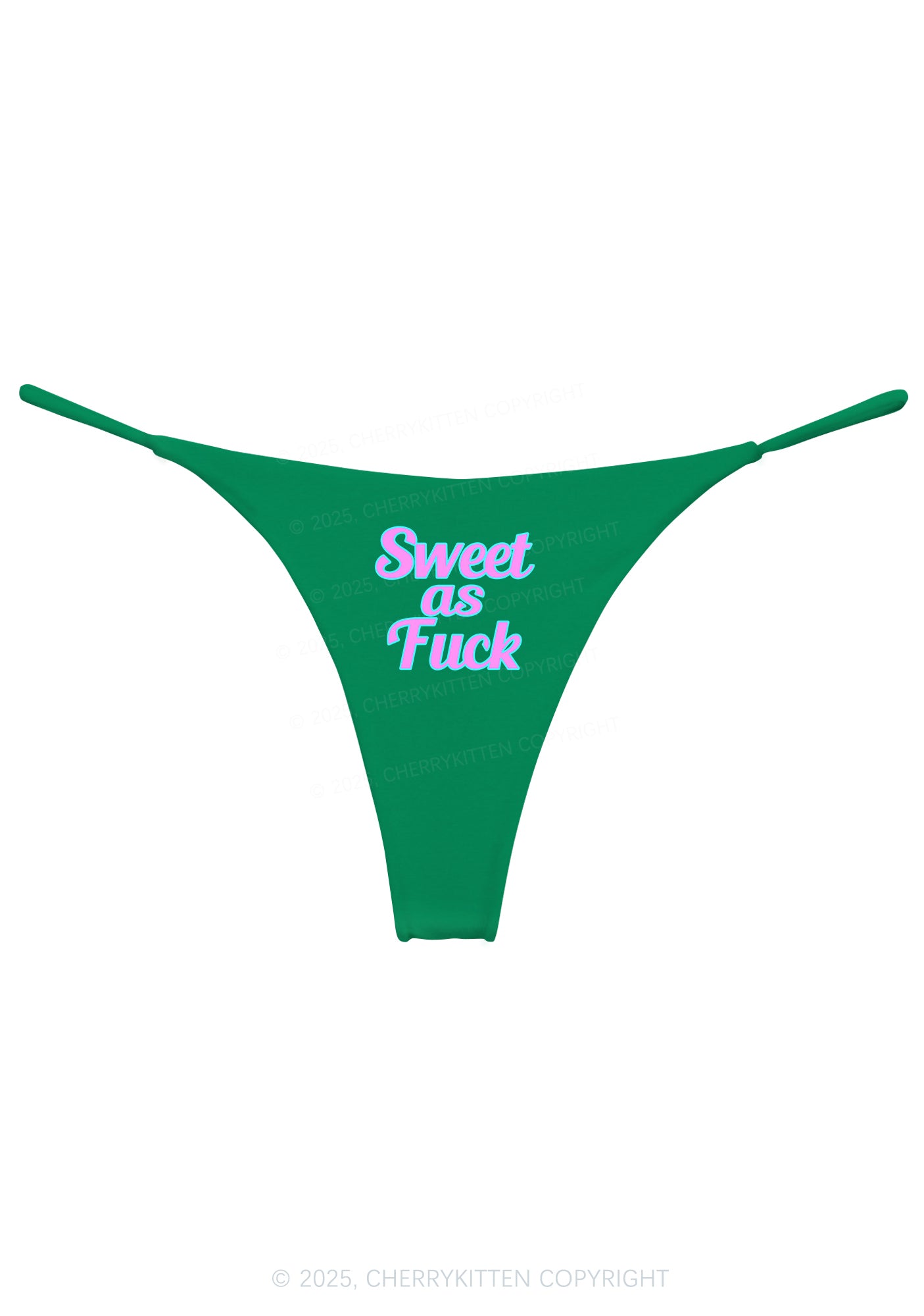 Sweet As Fxxk Y2K Bikini String Thong Cherrykitten