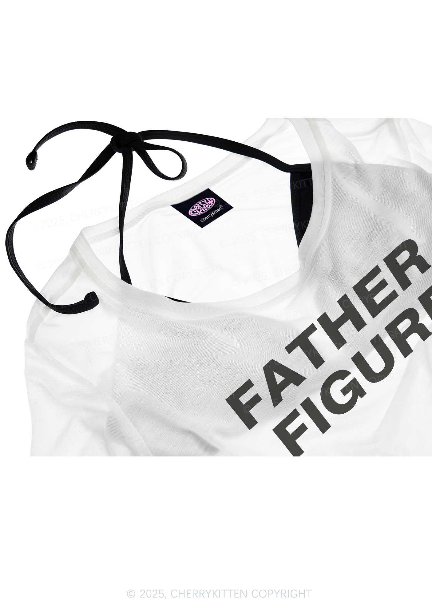 Father Figure Y2K Sheer Boyfriend Tee Cherrykitten