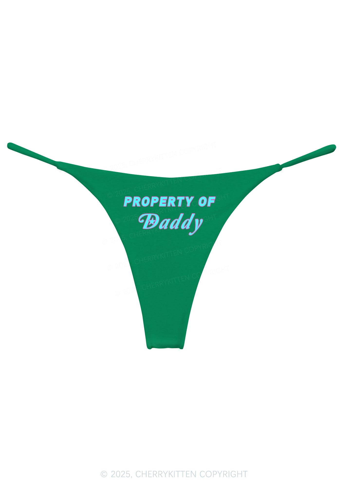 Property Of Daddy Y2K Bikini String Thong Cherrykitten