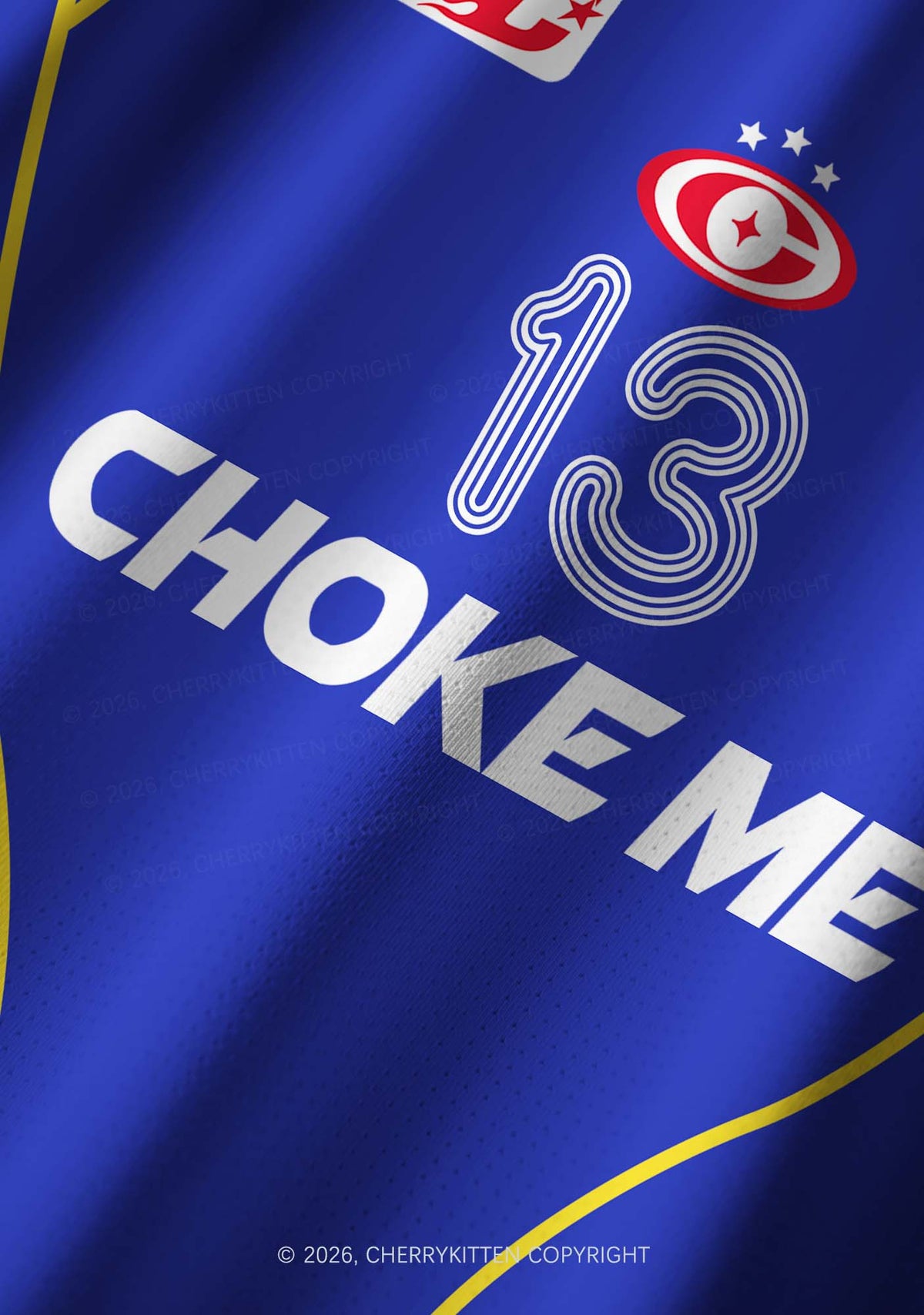 Choke Me Y2K Football Jersey Shirts Cherrykitten