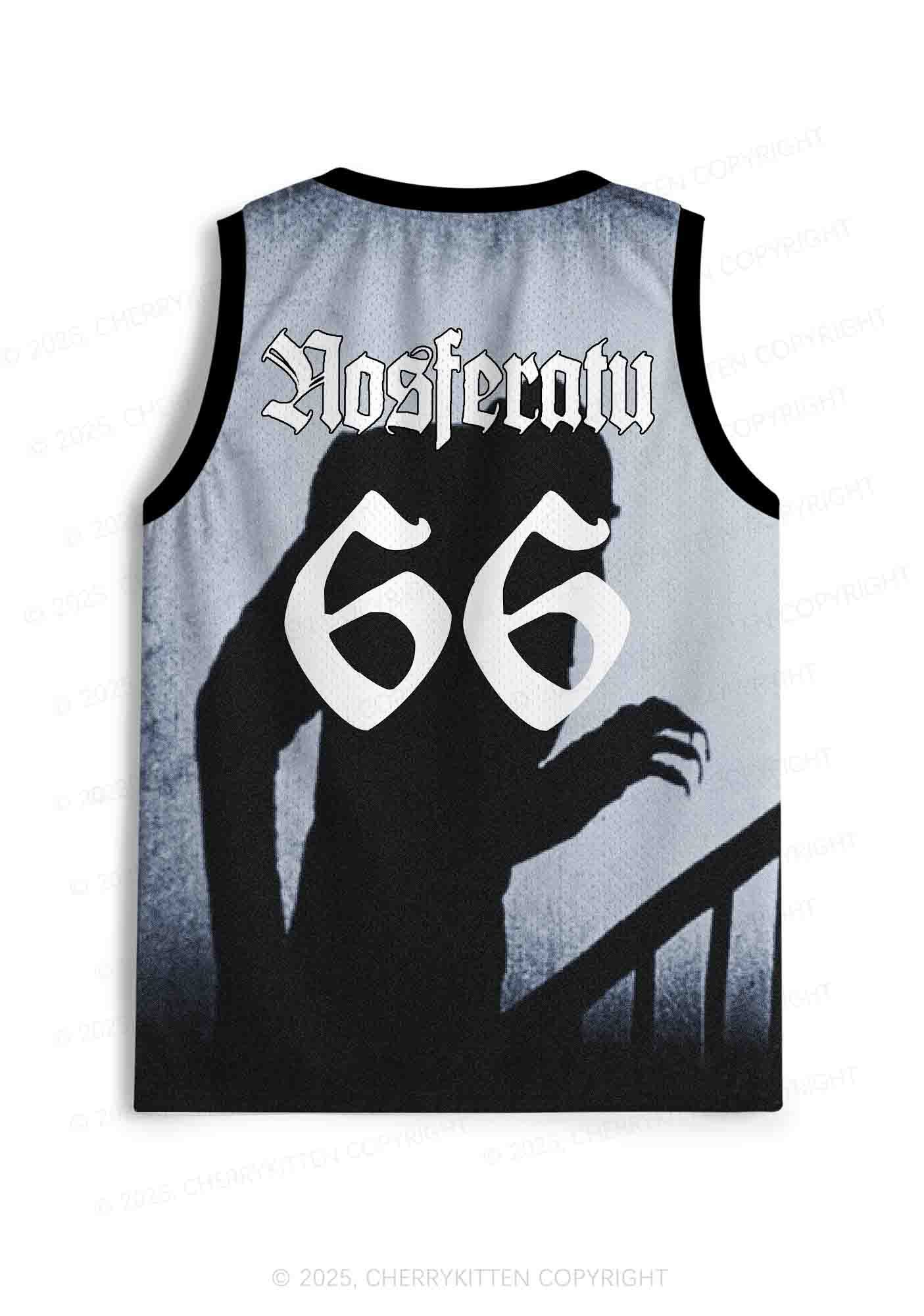 Halloween Custom Horror Shadow Y2K Sport Jersey Tank Cherrykitten