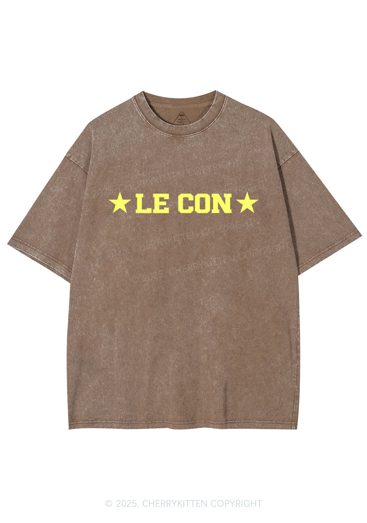 Le Con Y2K Shirts Washed Tee Cherrykitten