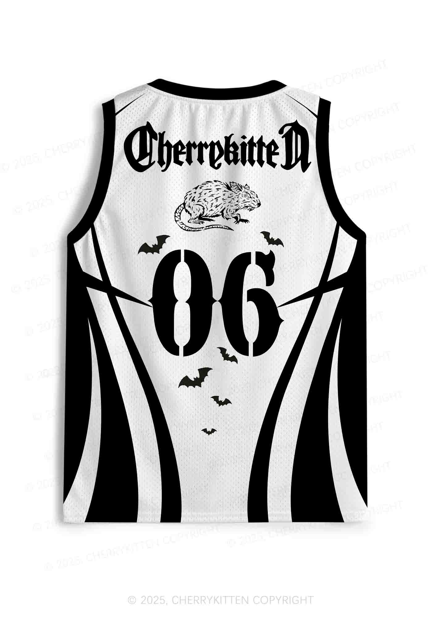 Halloween Custom Bat Monster Y2K Sport Jersey Tank Cherrykitten