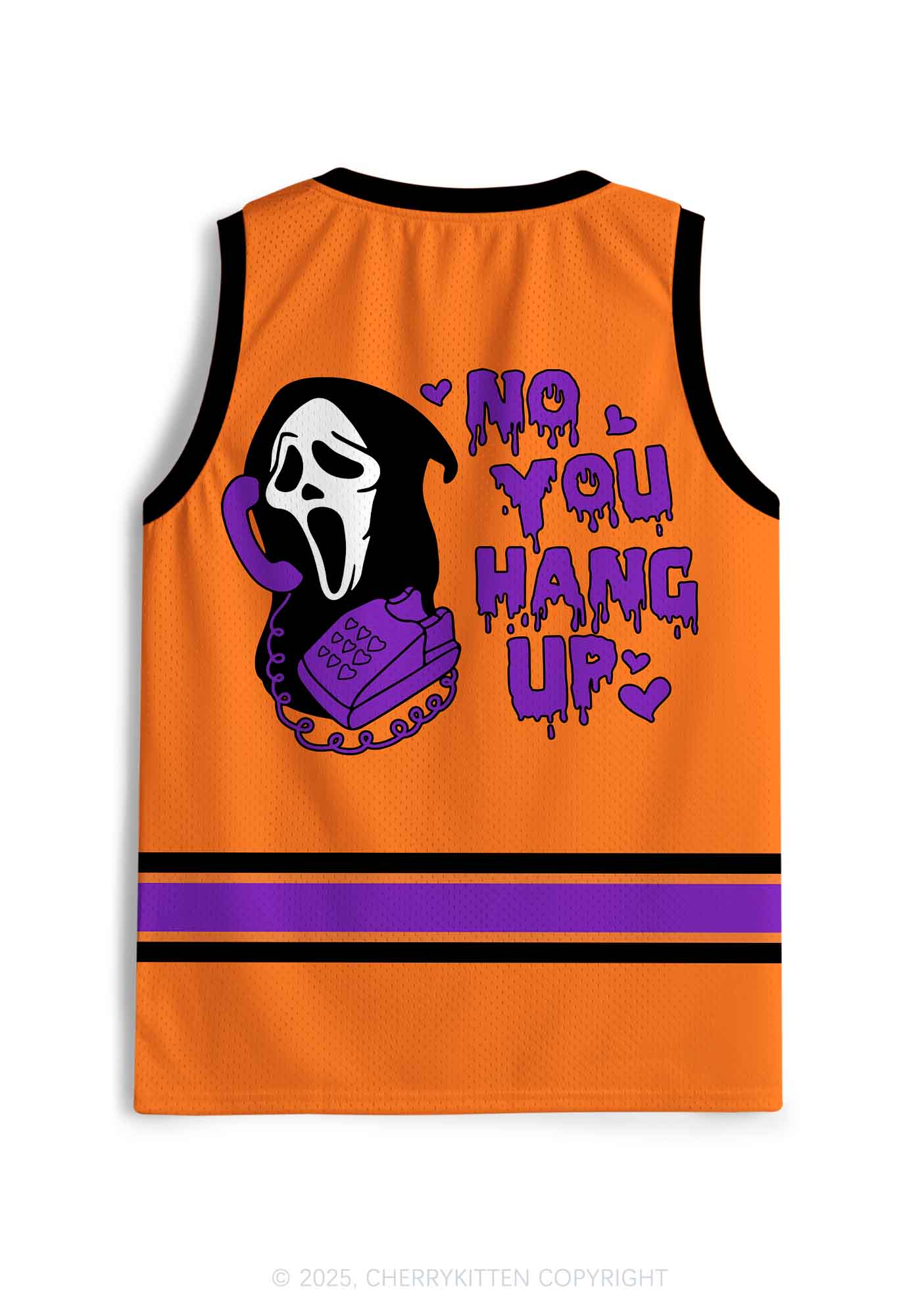 Halloween Custom Horror Hang Up Y2K Sport Jersey Tank Cherrykitten