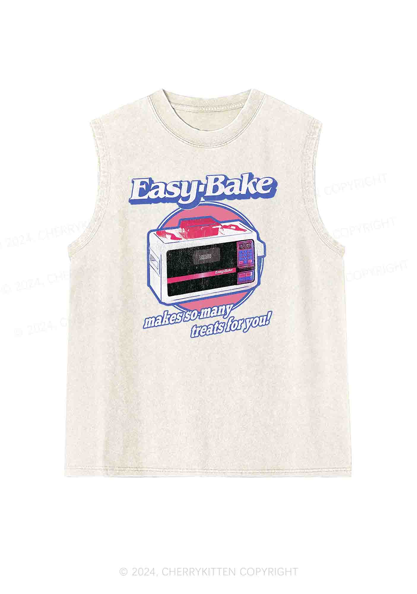 Easy-Bake Y2K Washed Tank Cherrykitten