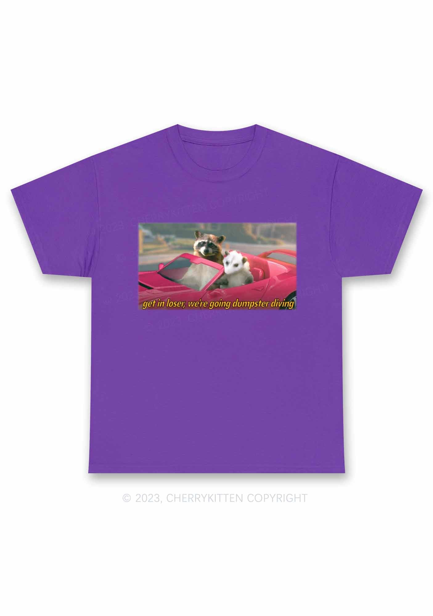 Get In Loser Y2K Chunky Shirt Cherrykitten