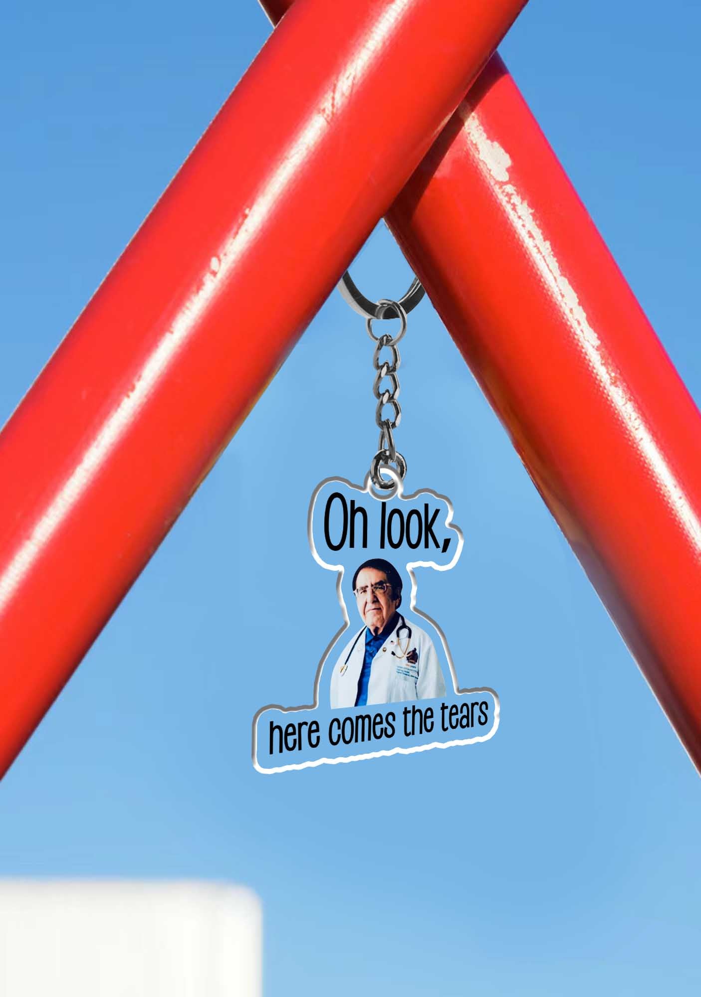 Here Comes The Tears 1Pc Y2K Keychain Cherrykitten