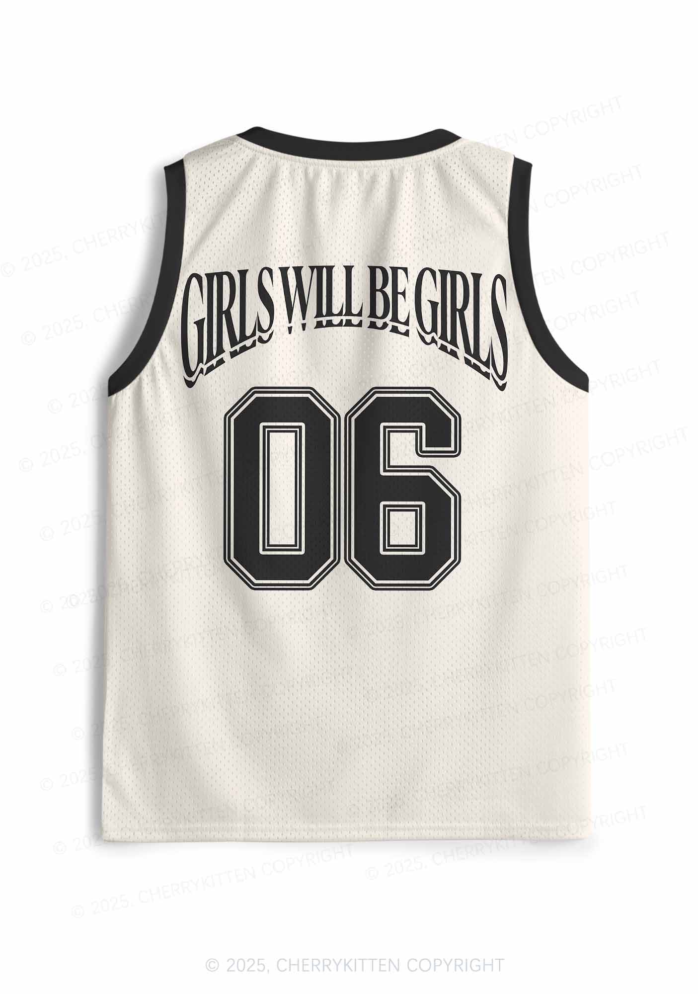 Custom Halloween Girls Will Be Girls Y2K Sport Jersey Tank Cherrykitten