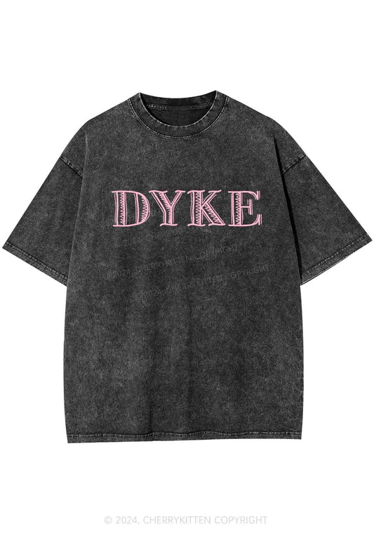 DYKE Y2K Washed Tee Cherrykitten