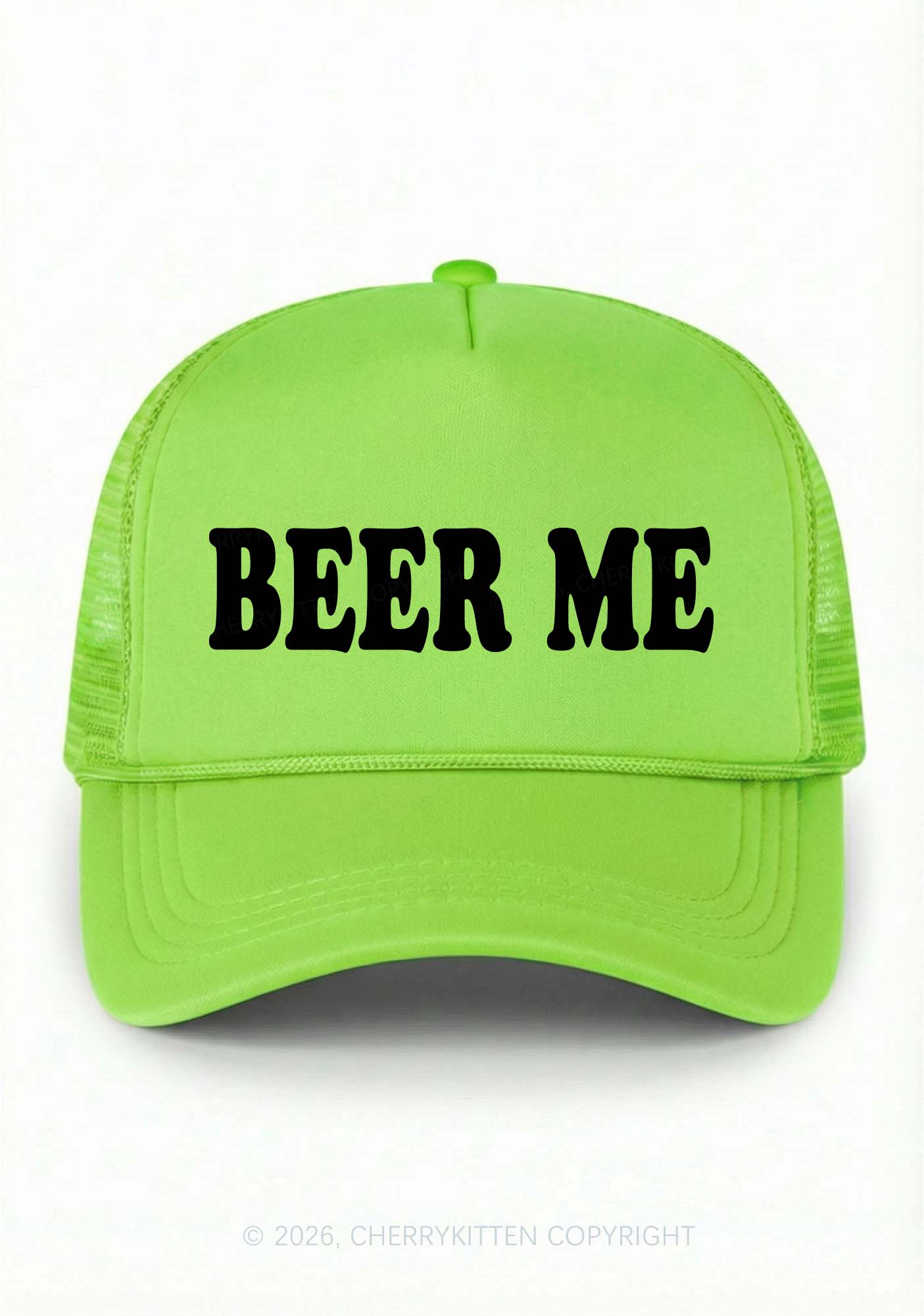 Beer Me Y2K Trucker Hat Cherrykitten