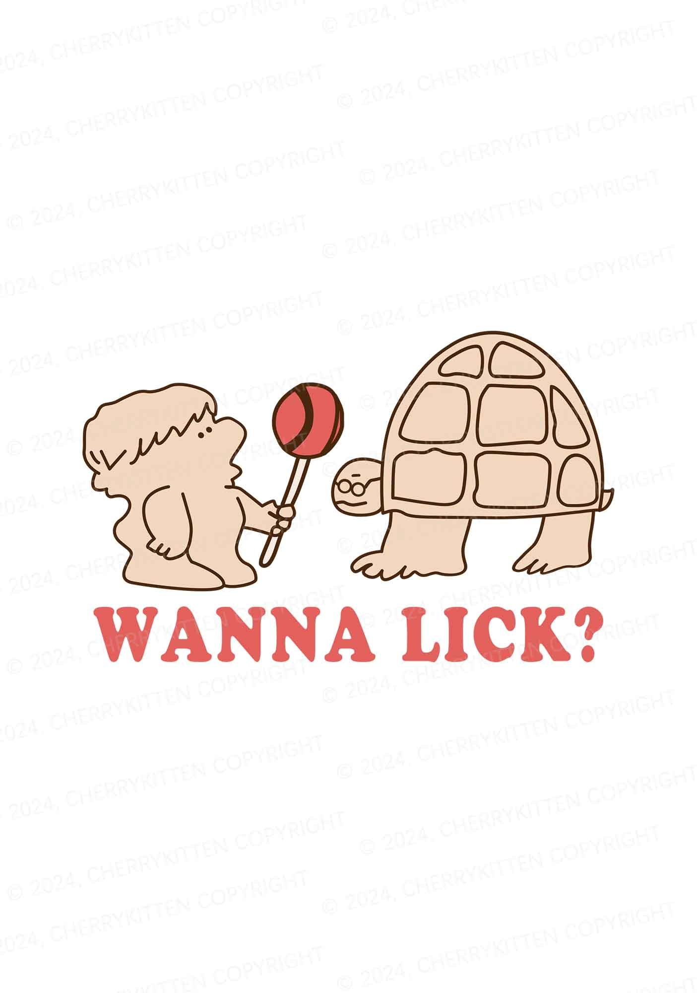 Wanna Lick Lollipop Y2K Mid Rise Waist Boyshort Cherrykitten