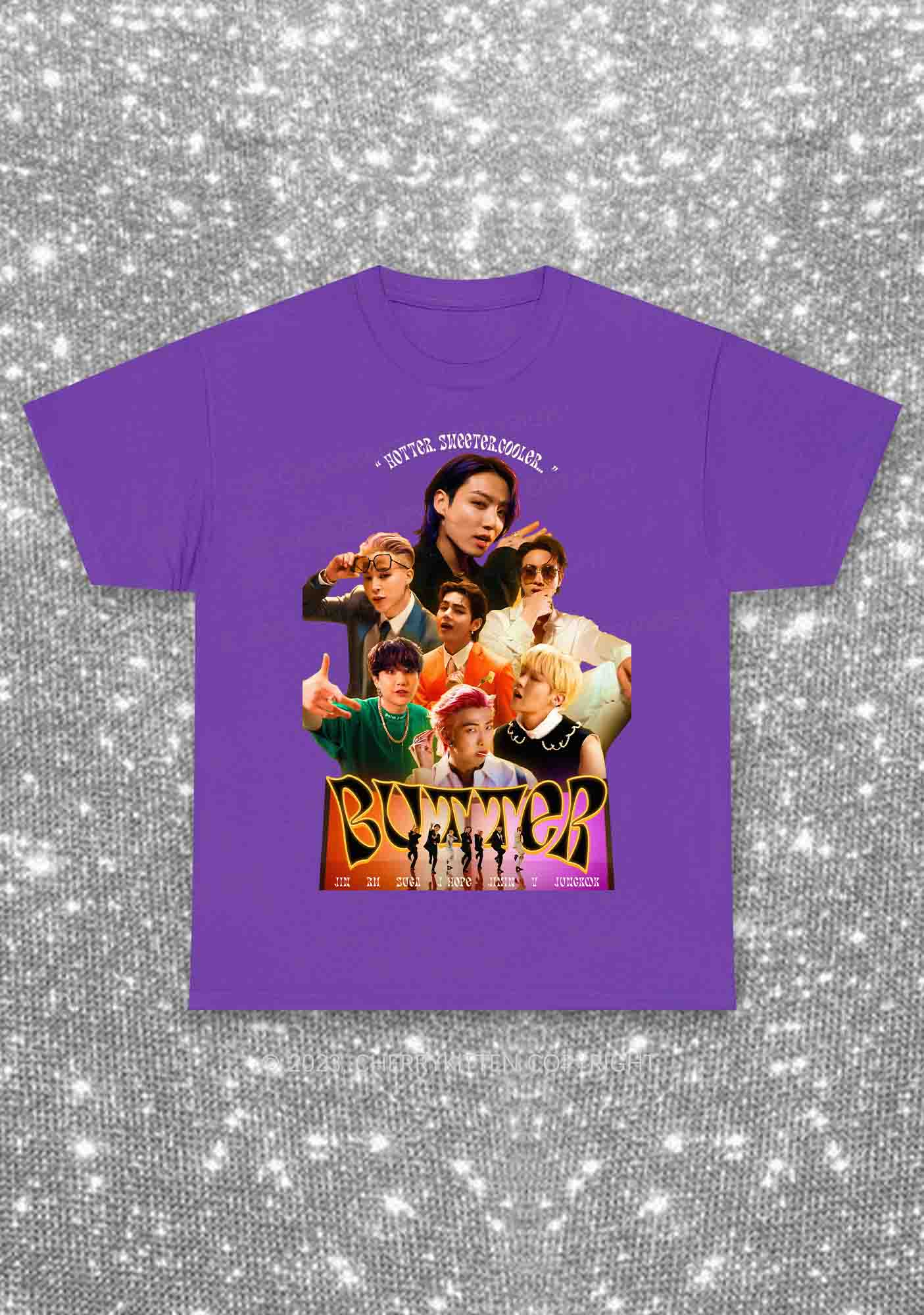 Hotter Bangtan Kpop Y2K Chunky Shirt Cherrykitten