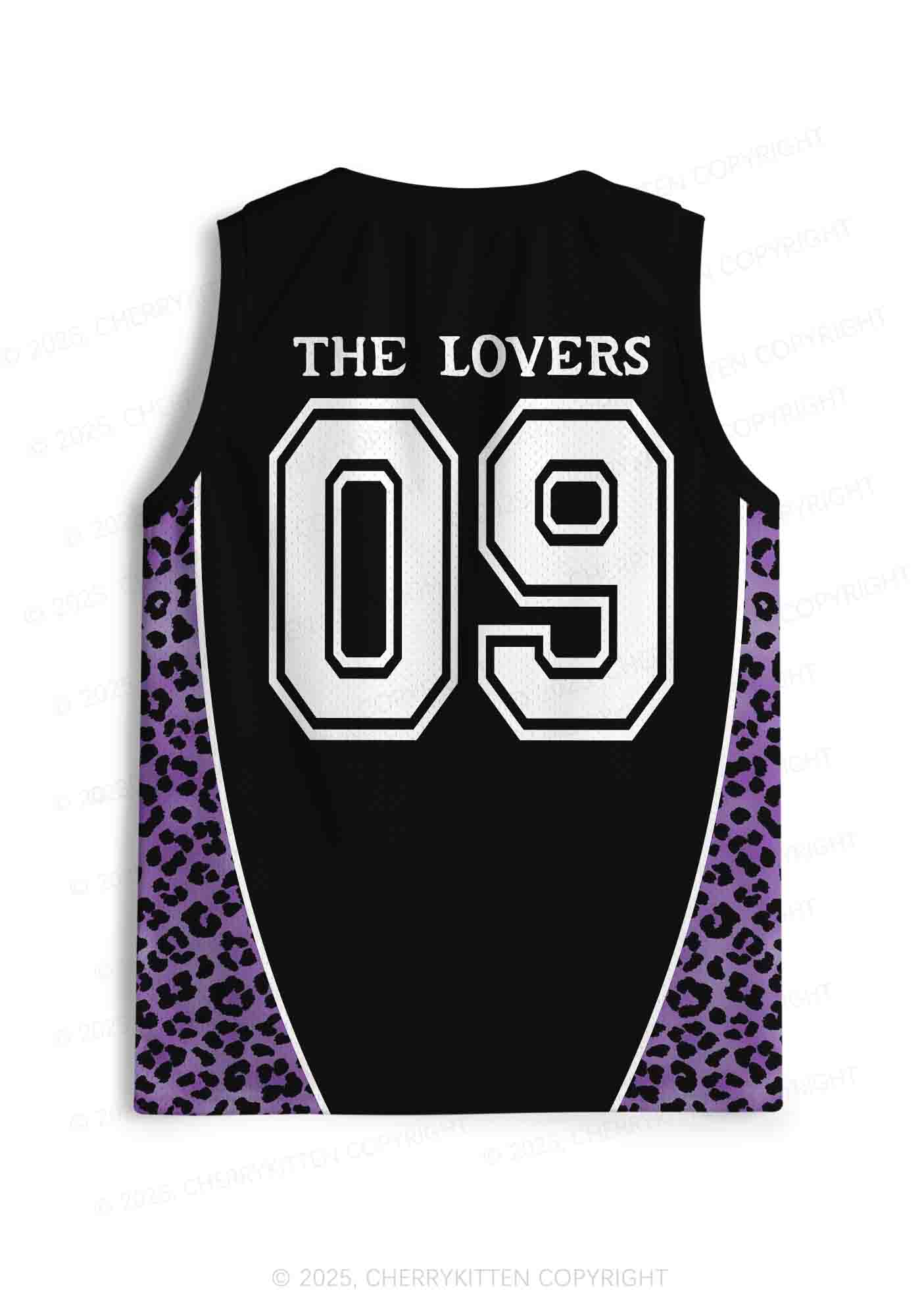 Custom Halloween Black The Lovers Y2K Sport Jersey Tank Cherrykitten