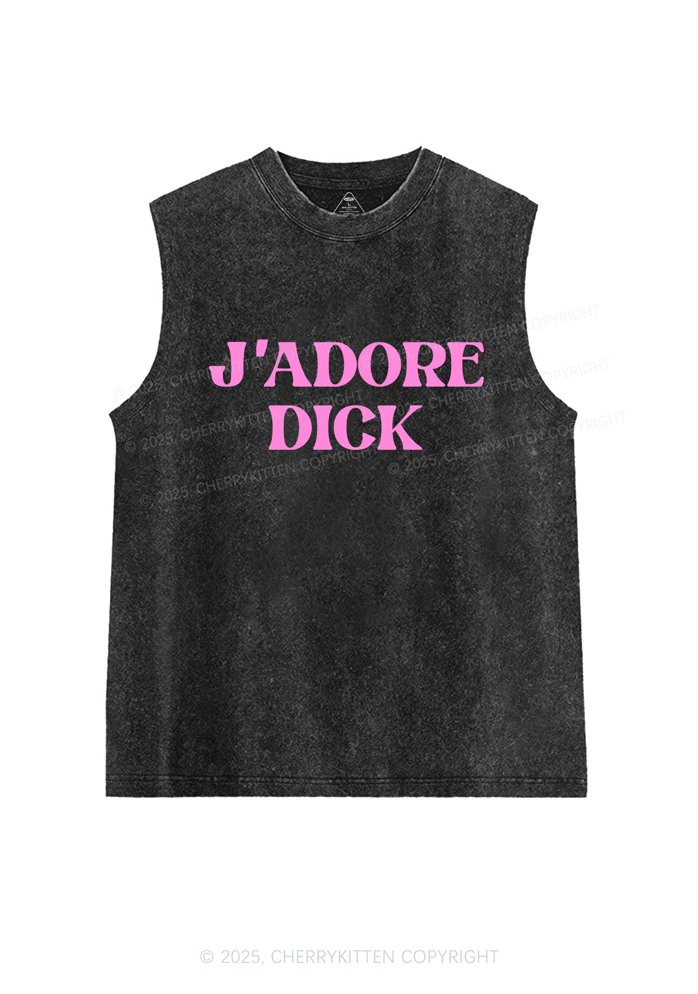 Jadore Dxxk Y2K Washed Muscle Tank Cherrykitten