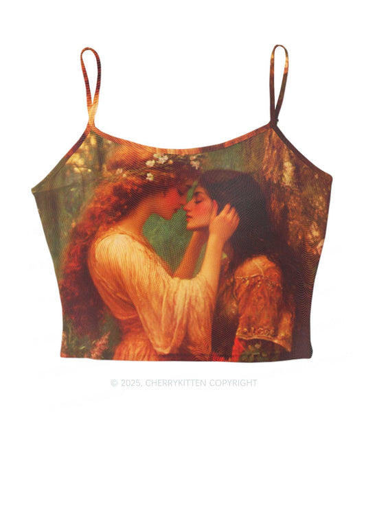 The Lesbians Pride Y2K Mesh Cami Tank Cherrykitten
