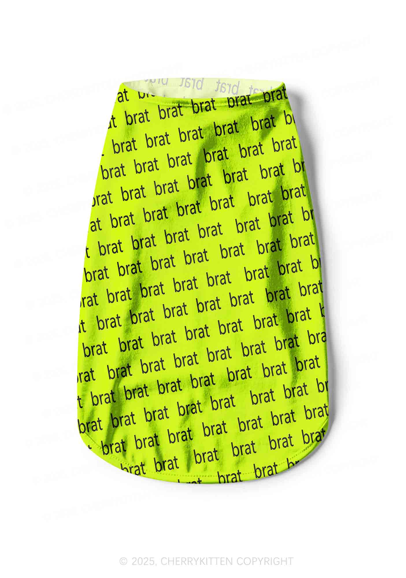 Brat Summer Y2K Pet Tank Top Cherrykitten