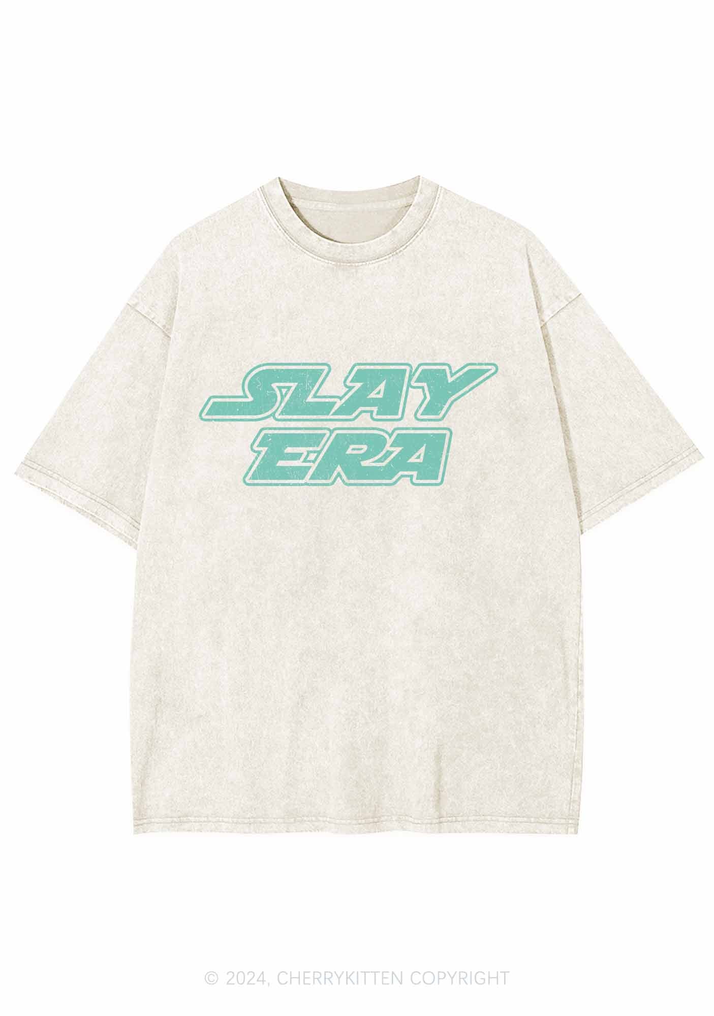 Slay Era Y2K Washed Tee Cherrykitten