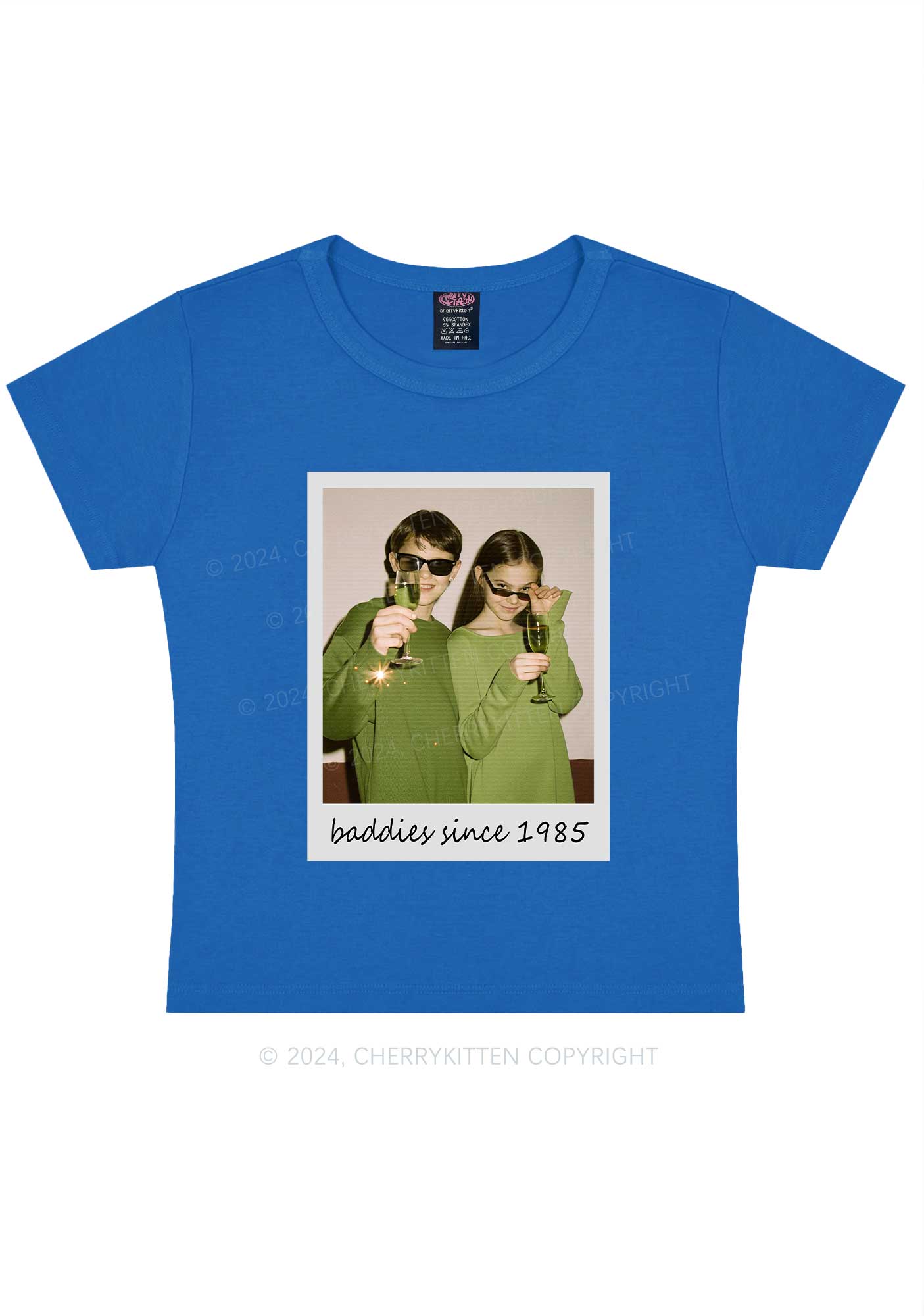 Baddies Since Y2K Valentine's Day Baby Tee Cherrykitten
