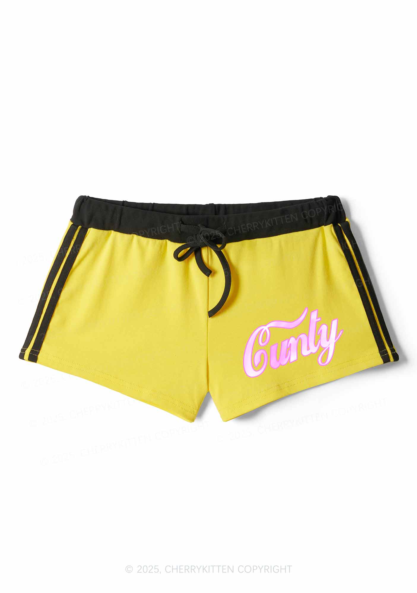 Cunty Y2K Drawstring Mini Shorts Cherrykitten