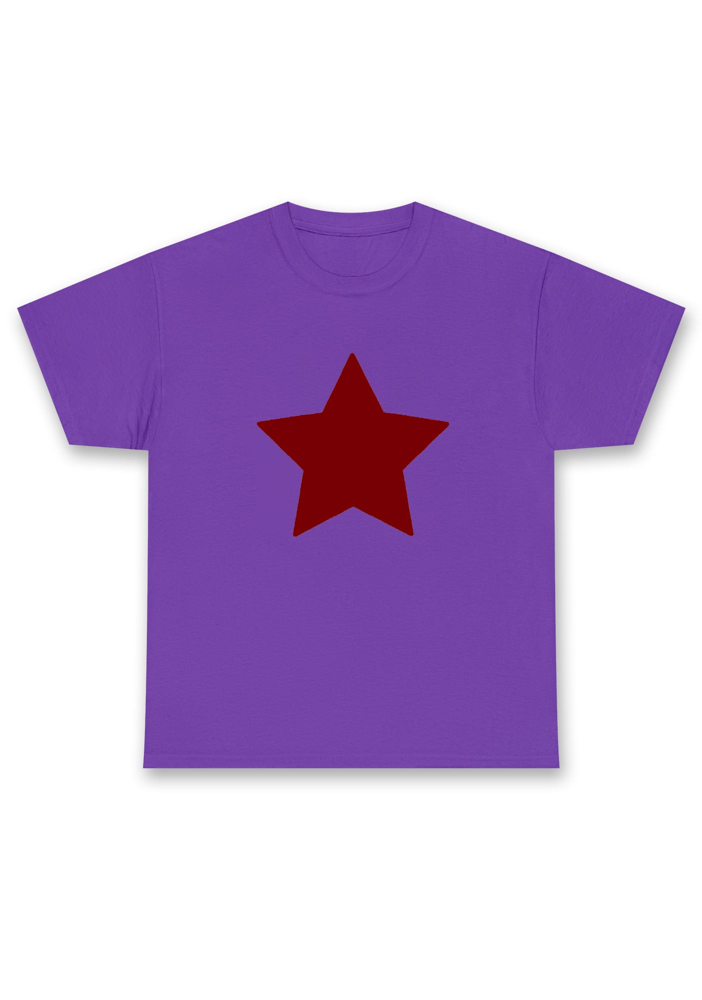 Red Pentagram Chunky Shirt